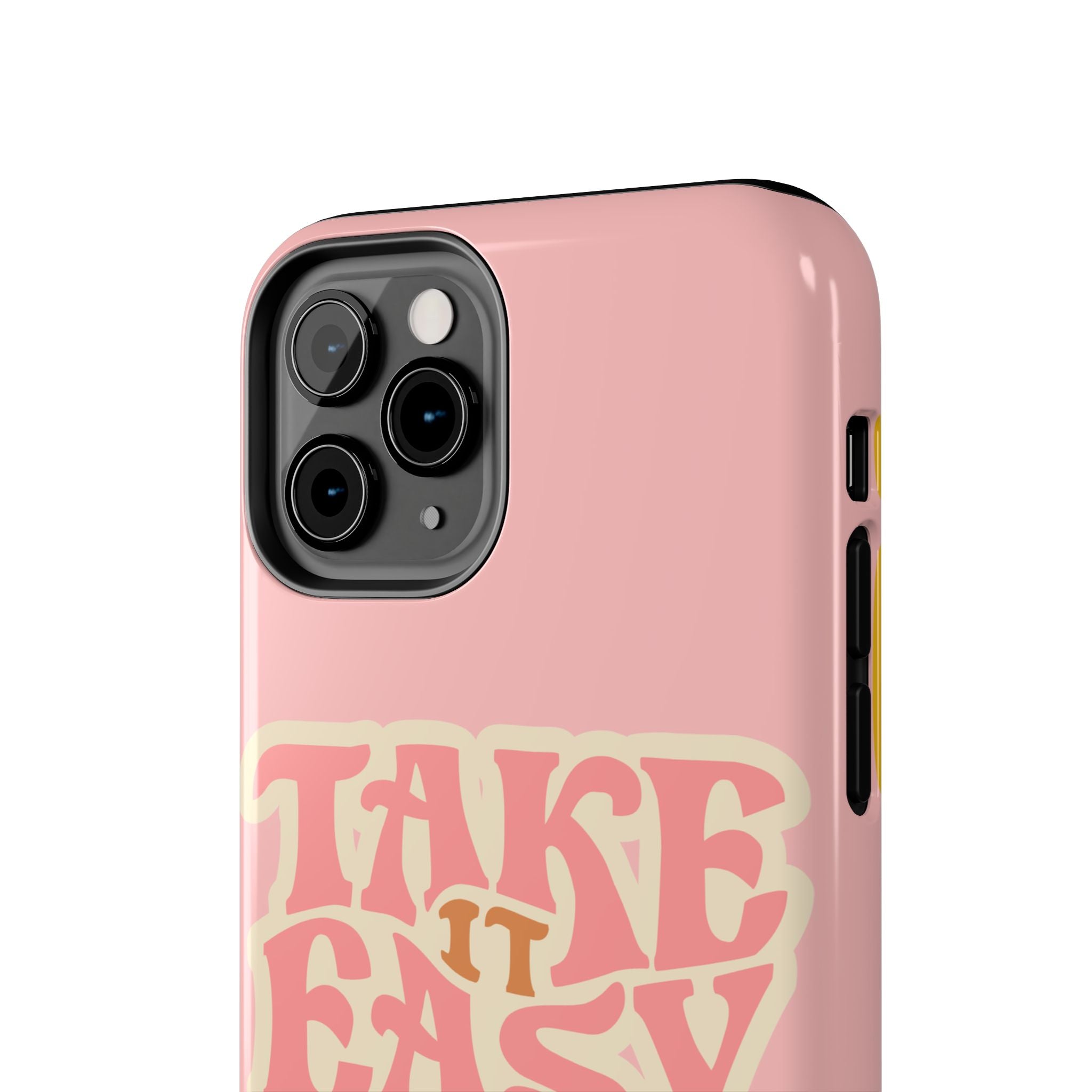 60s Pink Take It Easy Phone Case 🌸✌️📱