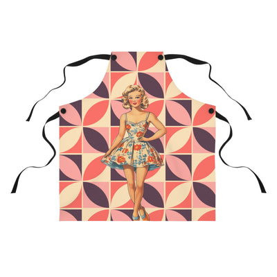 60s Pinup Love Cooking Apron 💕👩‍🍳