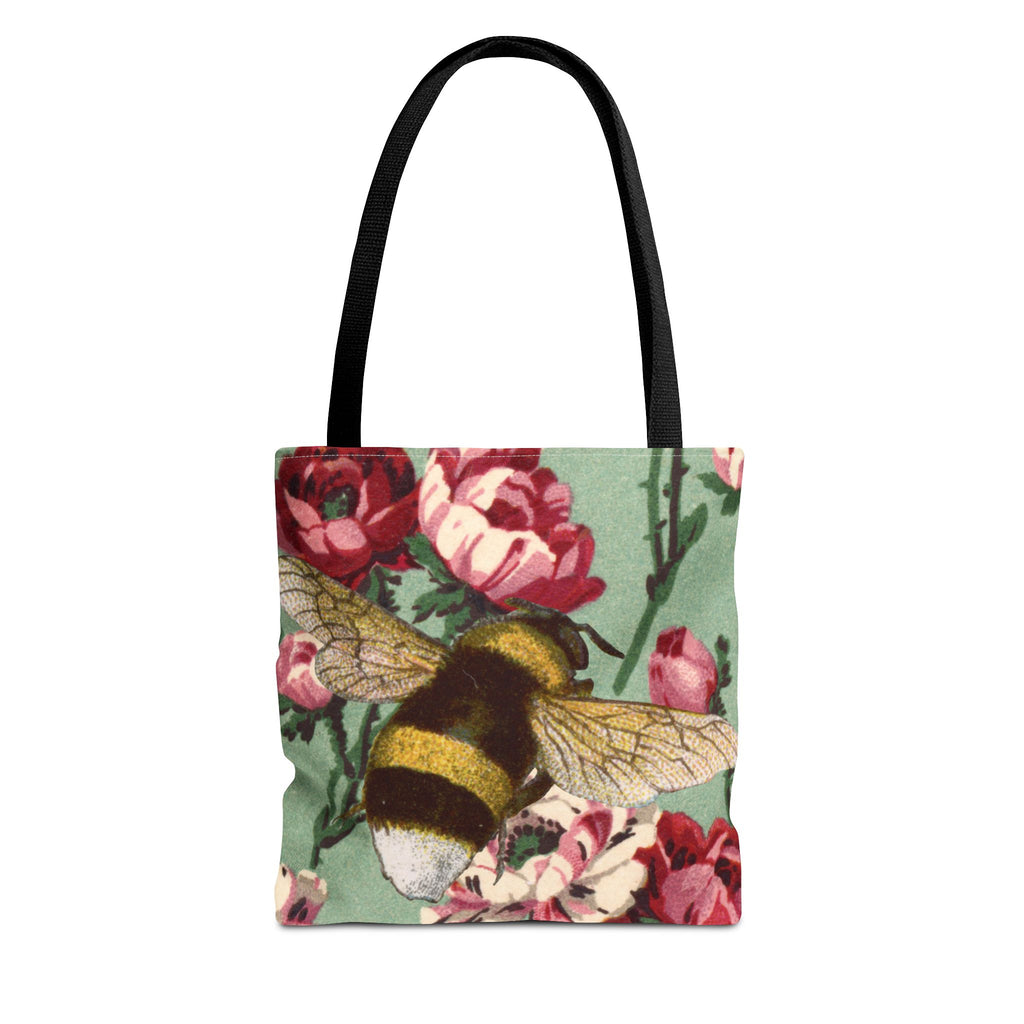 🐝🌼 60s Bumble Bee Floral Tote Bag 🌸✨