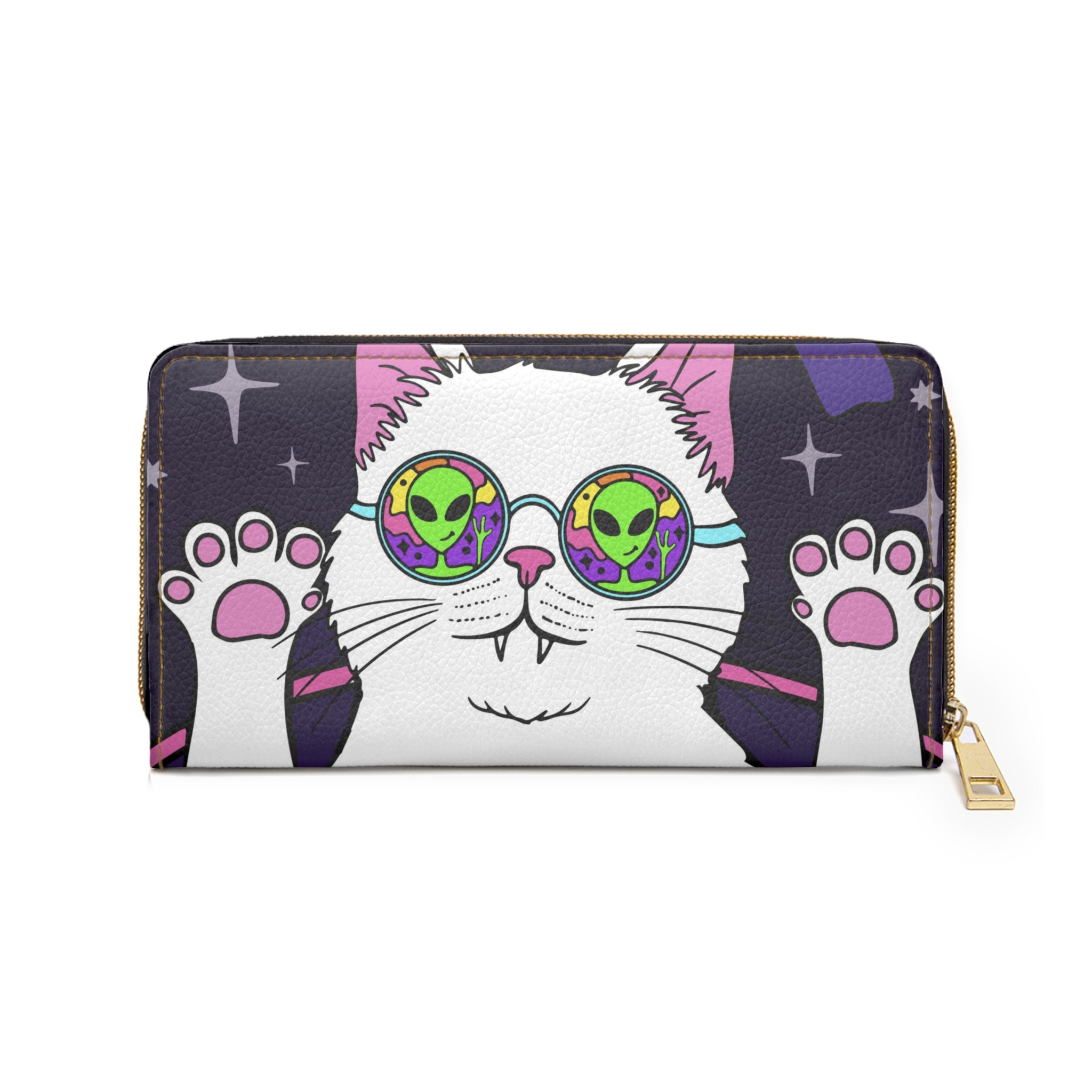 Y2K Alien Kitty in Space Wallet 👽🌌🐱