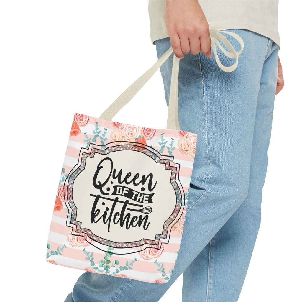 👑🍰 50s Queen of the Kitchen Tote Bag 💖🌸