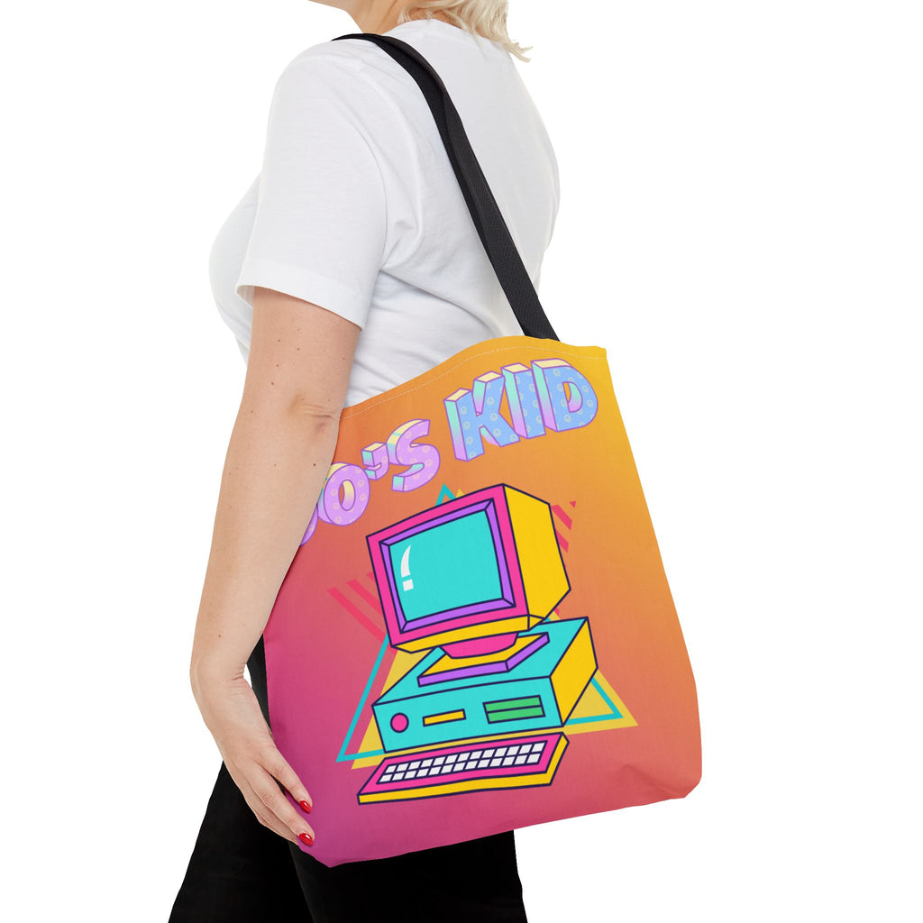 💾🖥️ 90s Kid Computer Tote Bag 🌈✨
