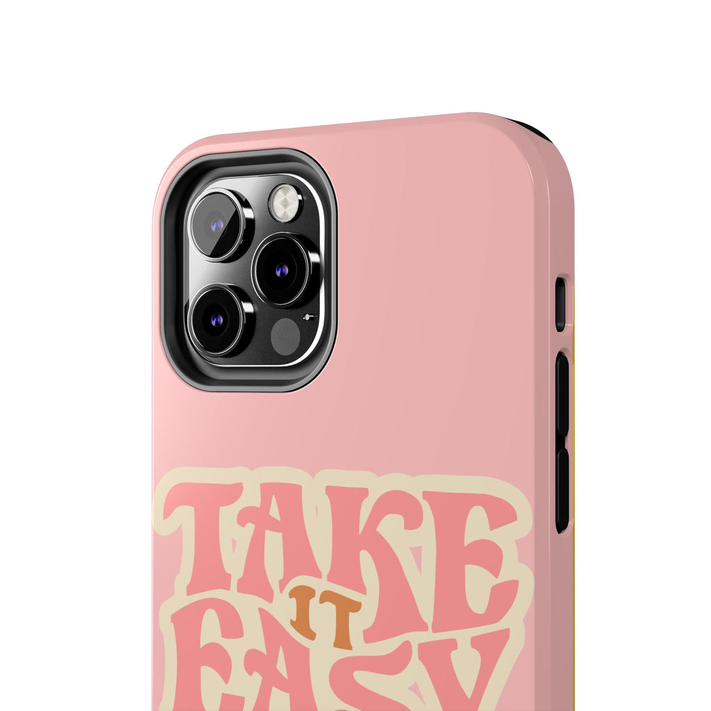 60s Pink Take It Easy Phone Case 🌸✌️📱