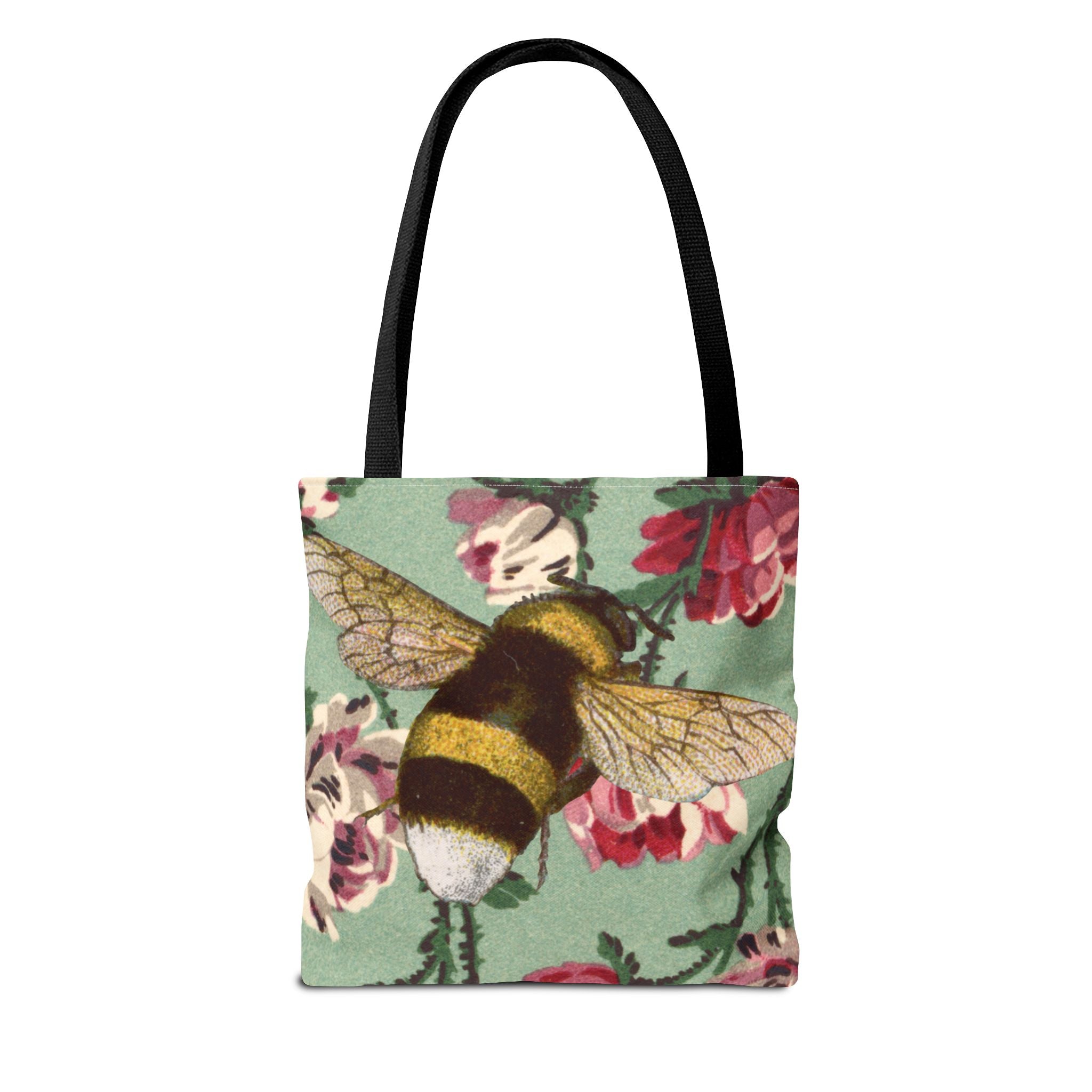 🐝🌼 60s Bumble Bee Floral Tote Bag 🌸✨
