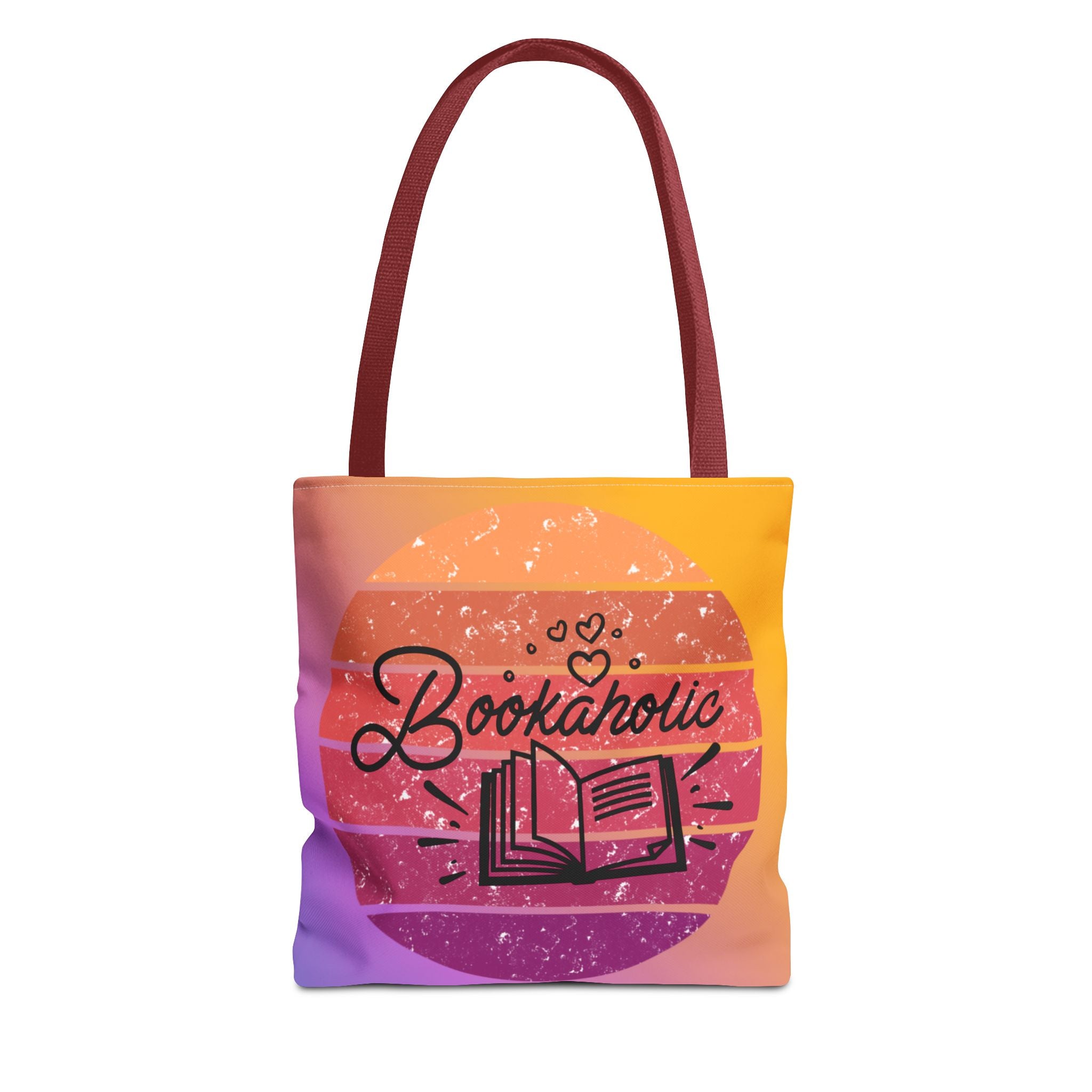 📚 60s Bookaholic Retro Tote Bag