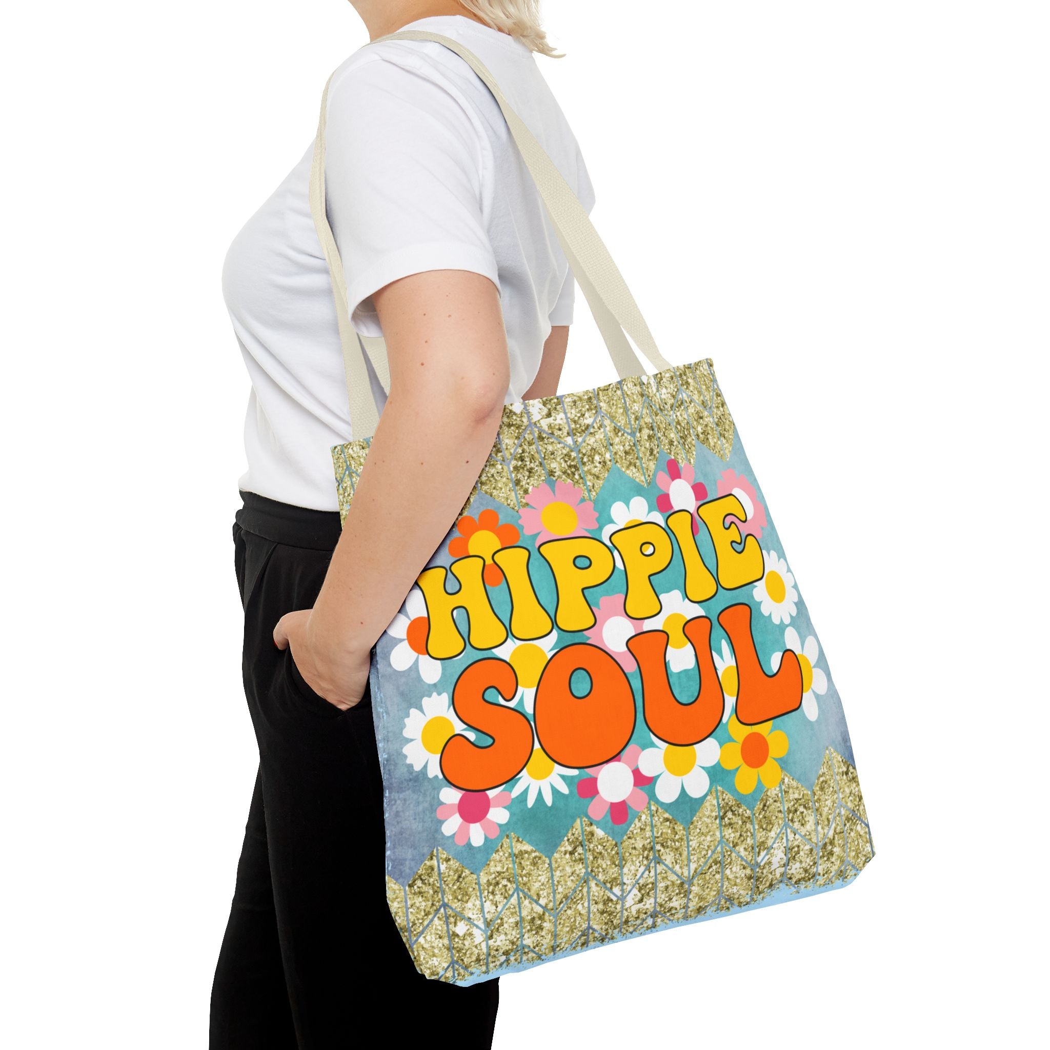 🌈 70s Hippie Soul Van Retro Tote Bag