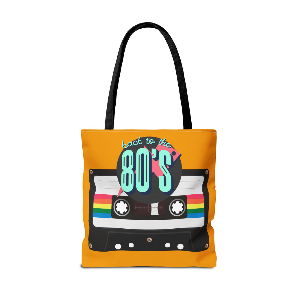 🎵 Back to the 80s Mixtape Retro Tote Bag