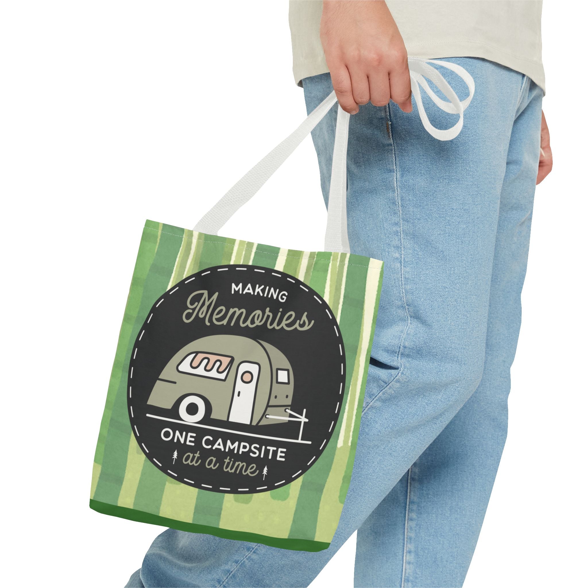 🏕️🌸 50s Making Memories One Campsite at a Time Tote Bag ✨👜