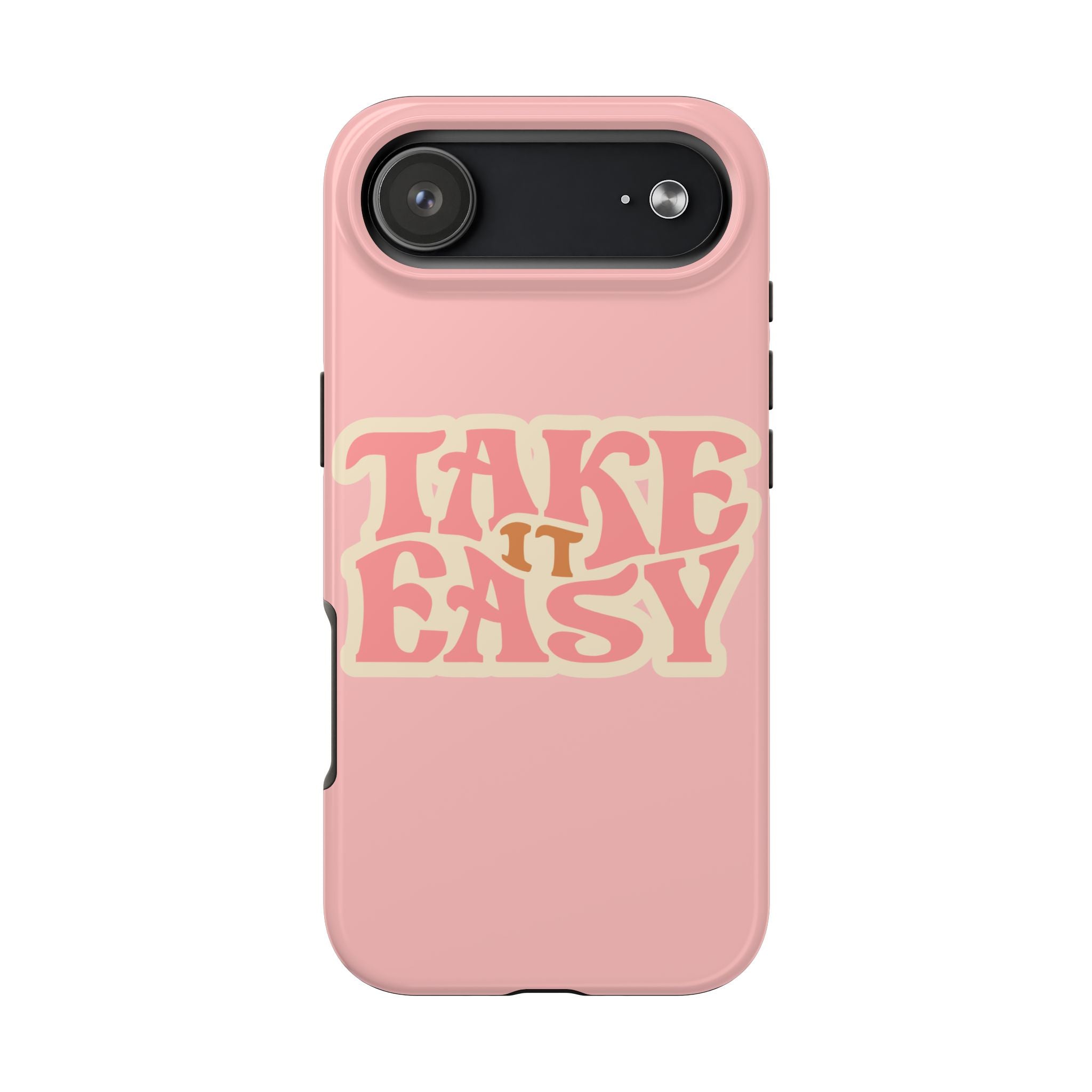 60s Pink Take It Easy Phone Case 🌸✌️📱