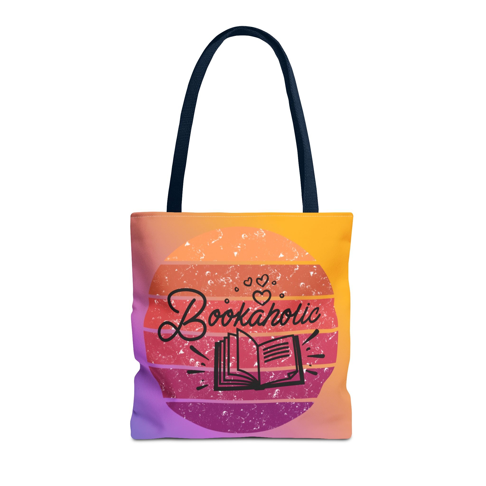 📚 60s Bookaholic Retro Tote Bag