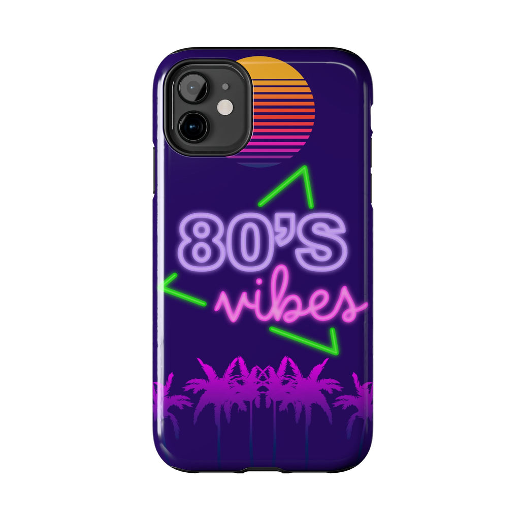 80s Vibes Synthwave Palm Trees Phone Case 🌴🎹📱