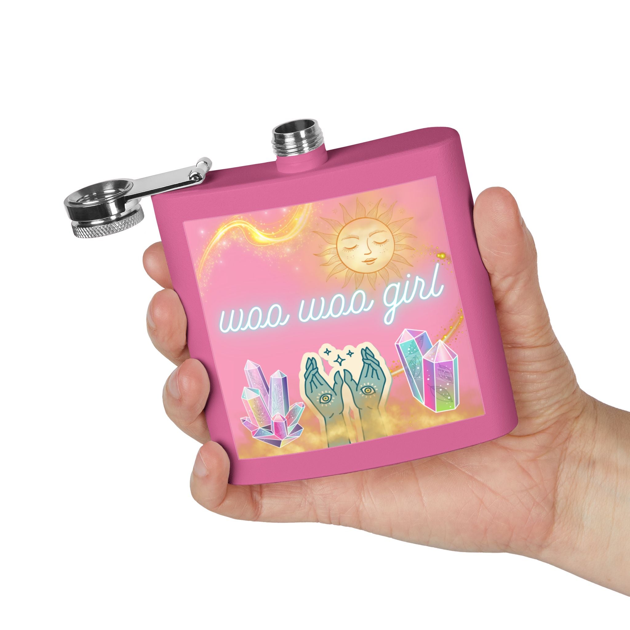 Woo-Woo Mystical Girl Flask