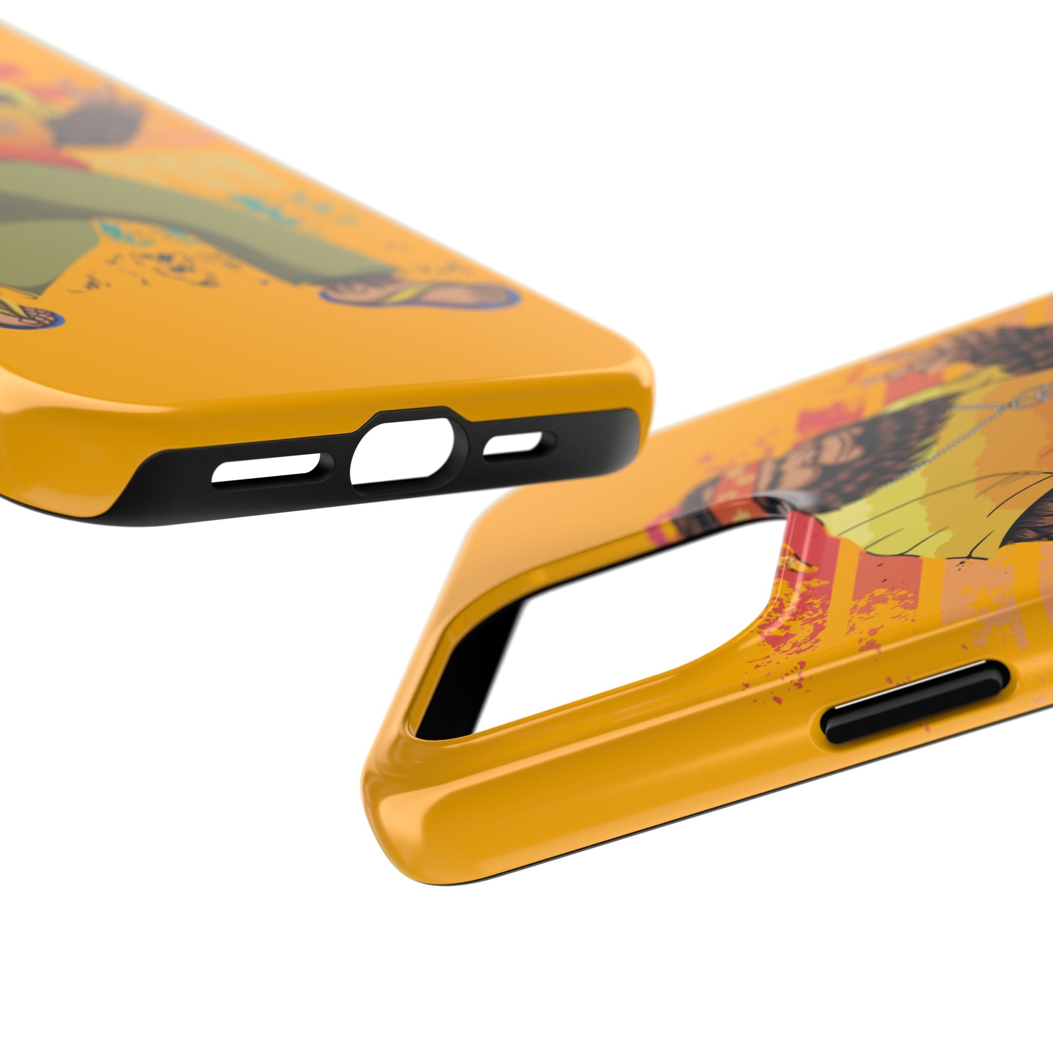 70s Bigfoot Mushroom Hunting Peace Phone Case 🍄✌️