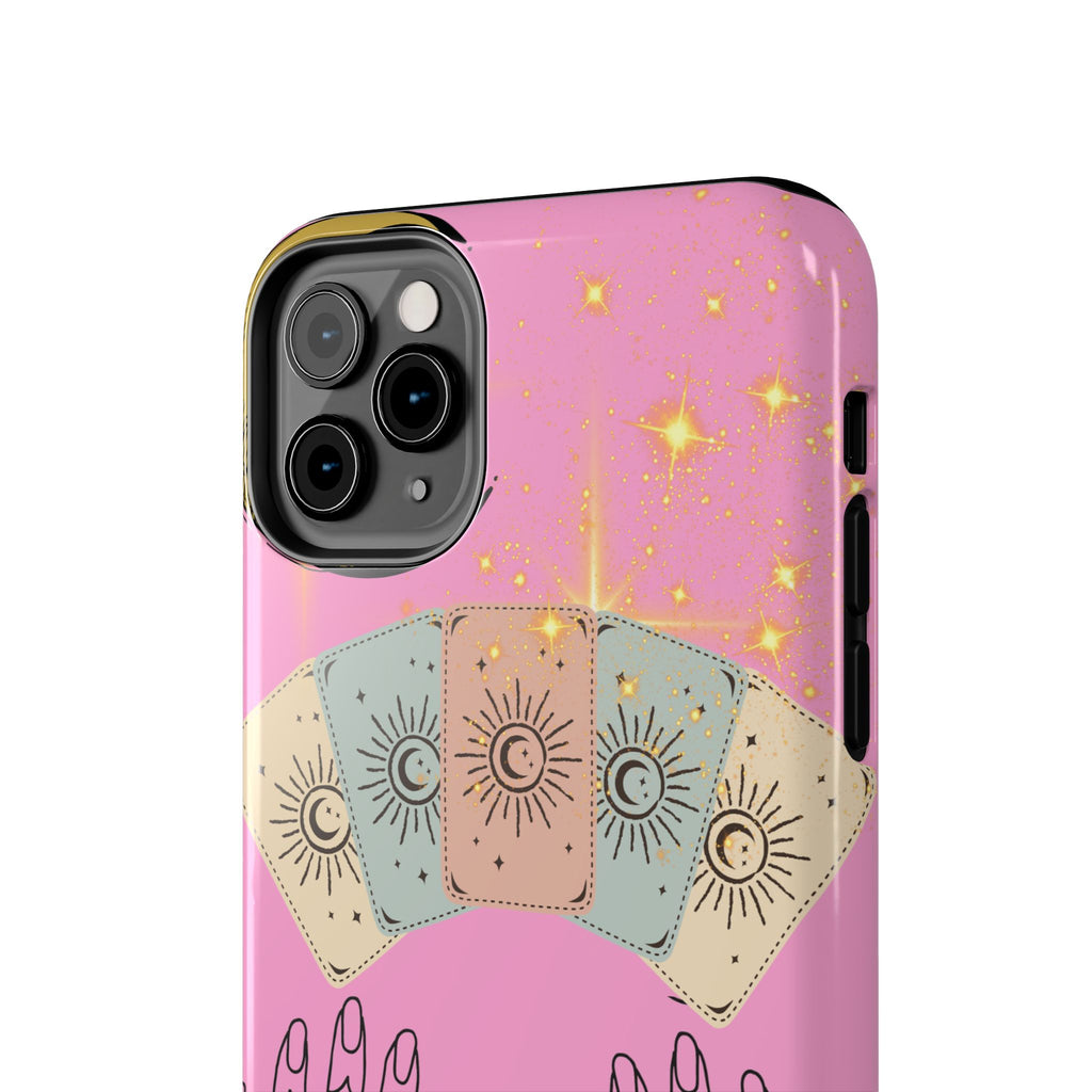 60s–70s Mystical Tarot Henna Hands Phone Case 🔮📱