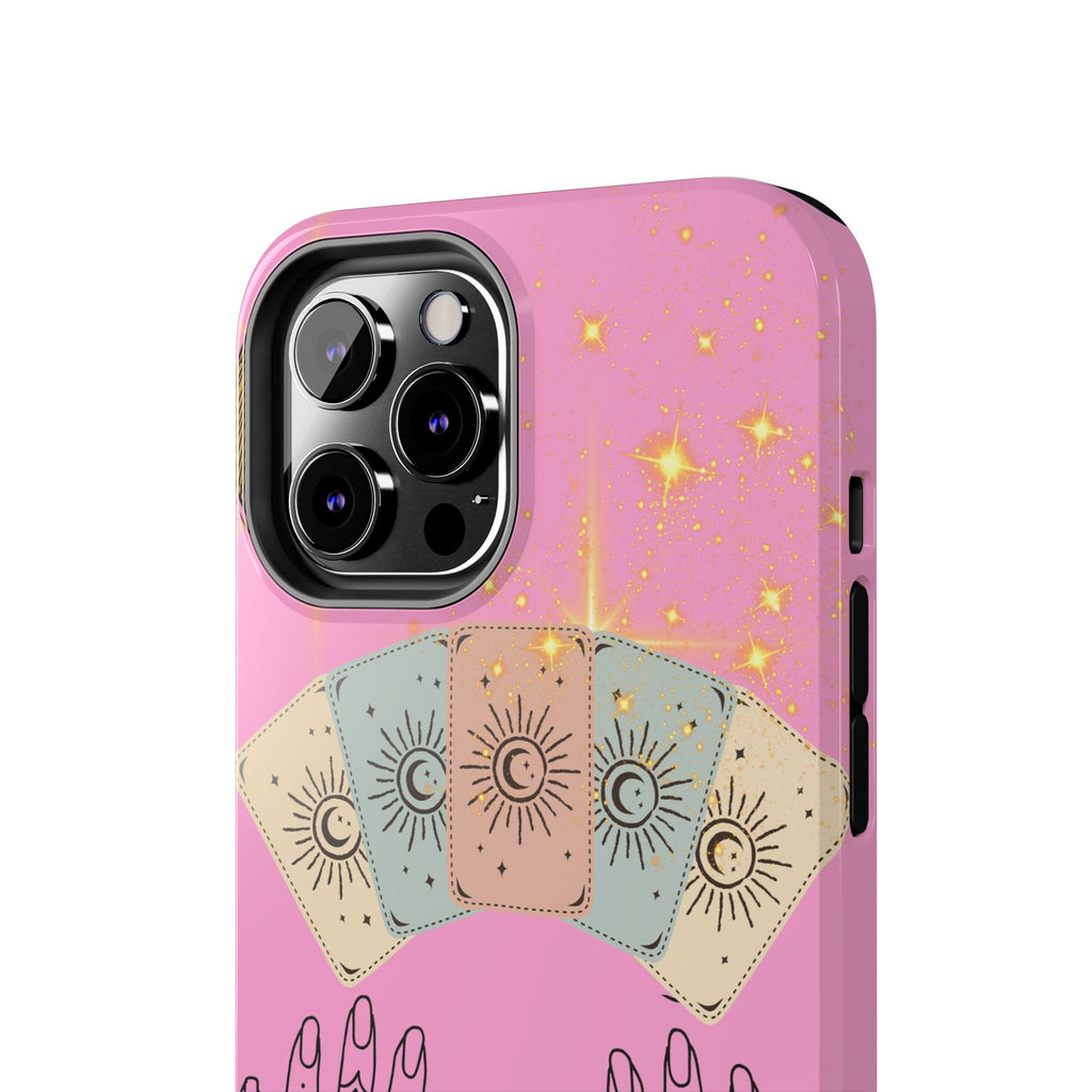 60s–70s Mystical Tarot Henna Hands Phone Case 🔮📱