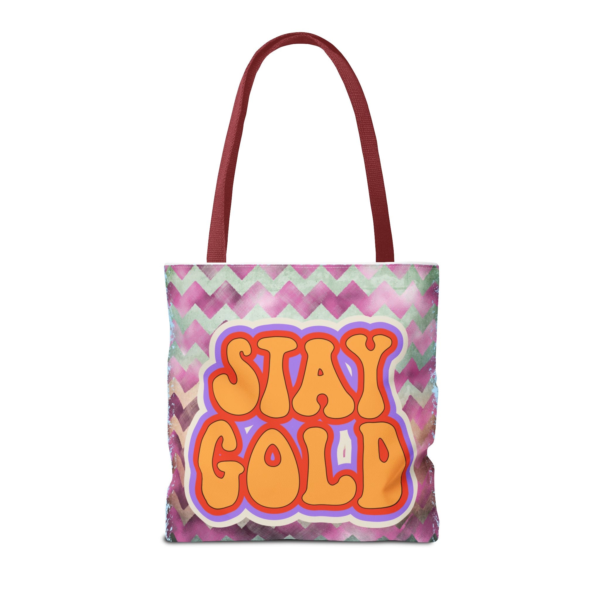 🌟 70s “Stay Gold” Retro Tote Bag