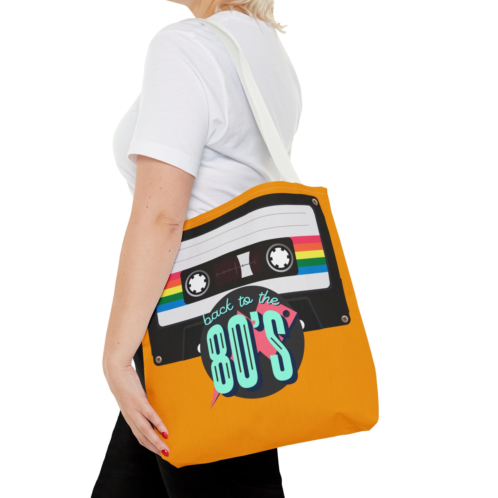 🎵 Back to the 80s Mixtape Retro Tote Bag