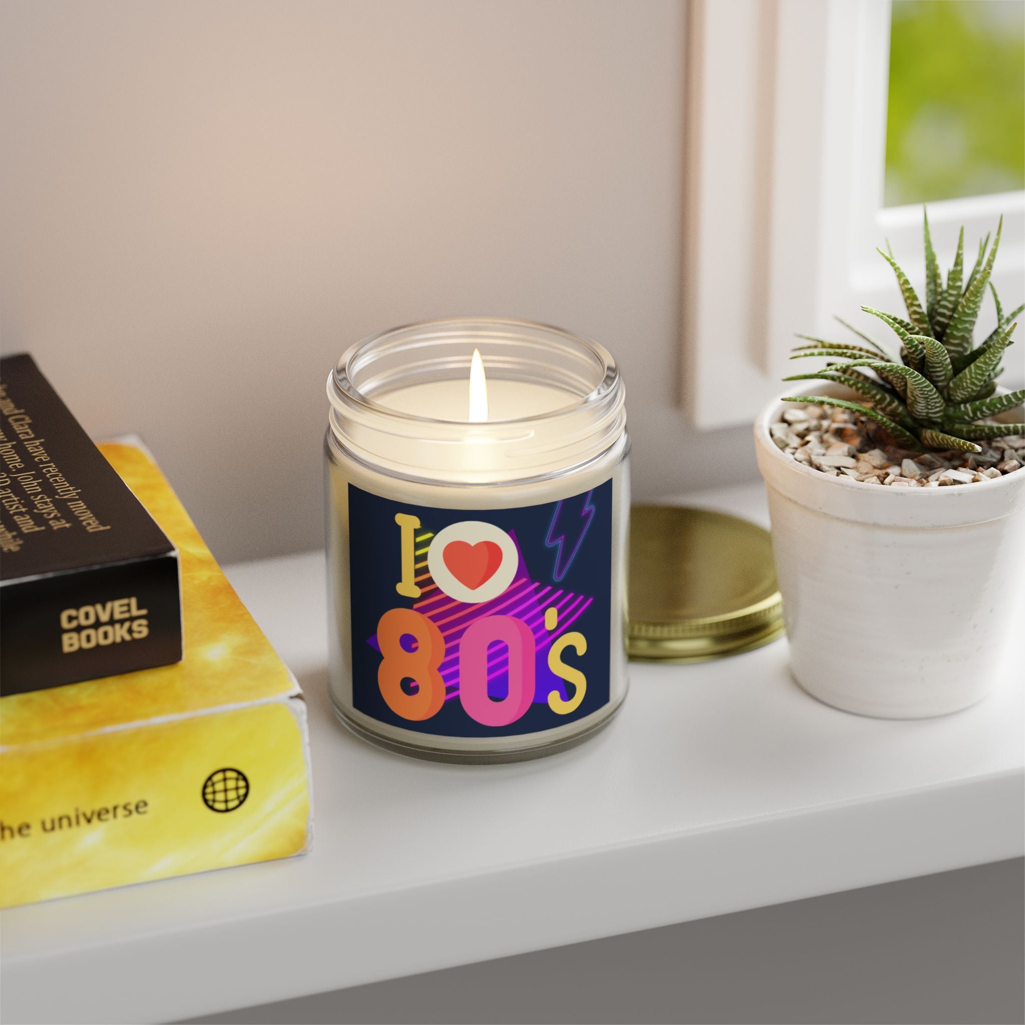 I ❤️ the 80s Candle 🎸🕶️💖