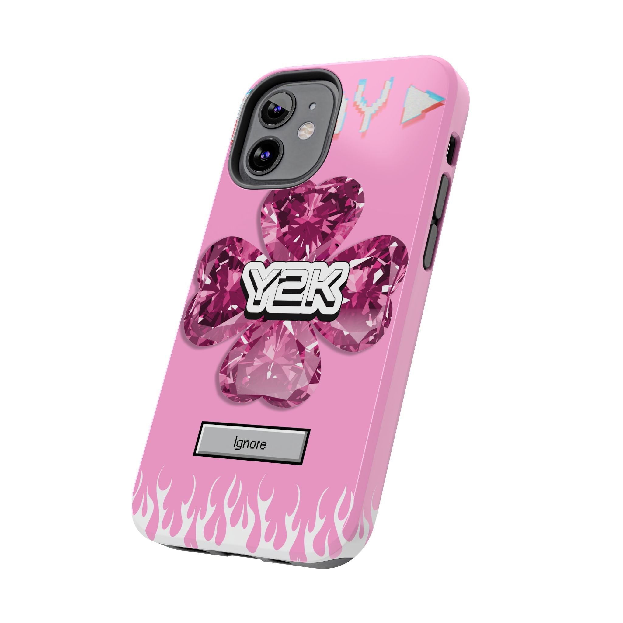 Y2K Play Ignore Sweet Pink Phone Case 💗📱