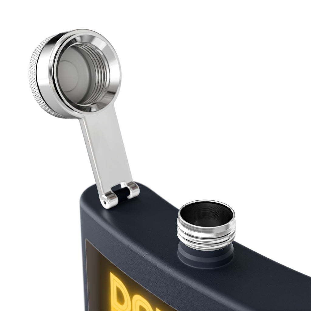 Drinks Drinks Drinks – Hippie Woman Vintage Flask