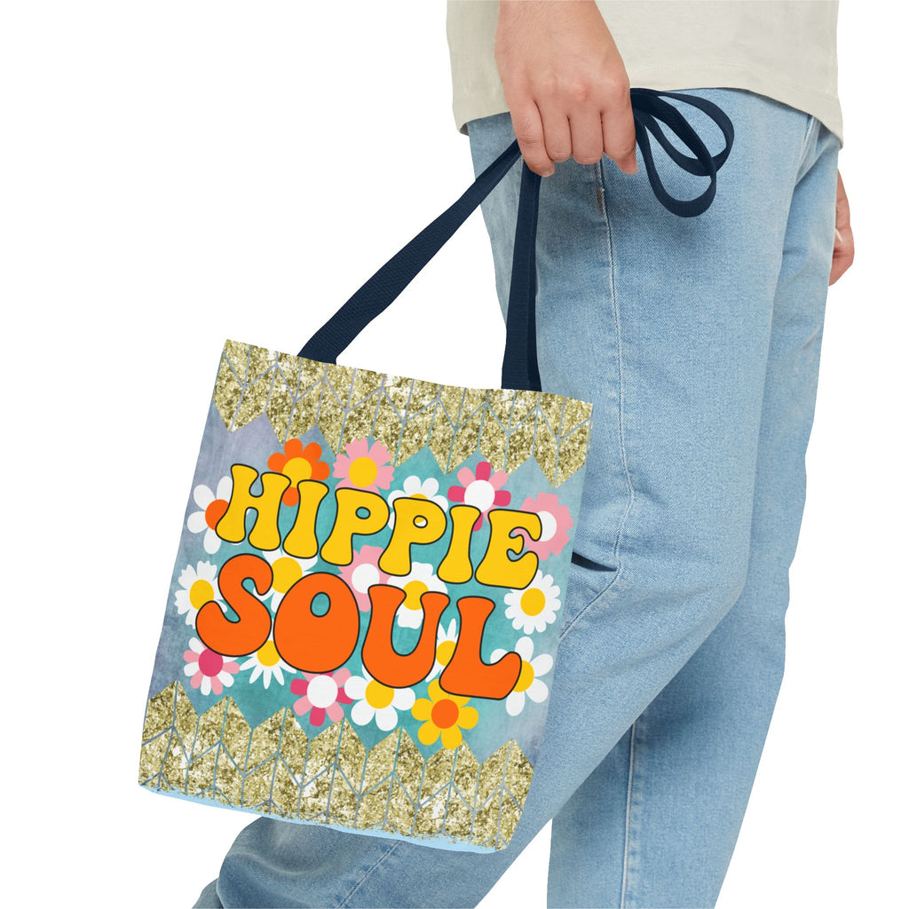 🌈 70s Hippie Soul Van Retro Tote Bag