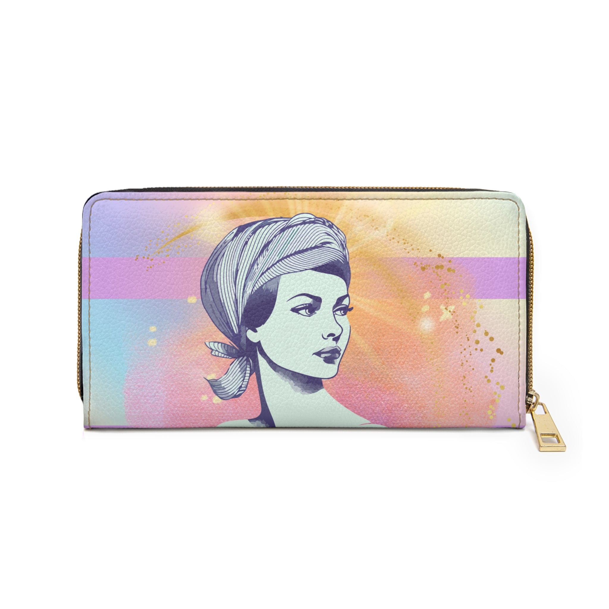 60s Iridescent Working Woman Wallet 💼✨🌸