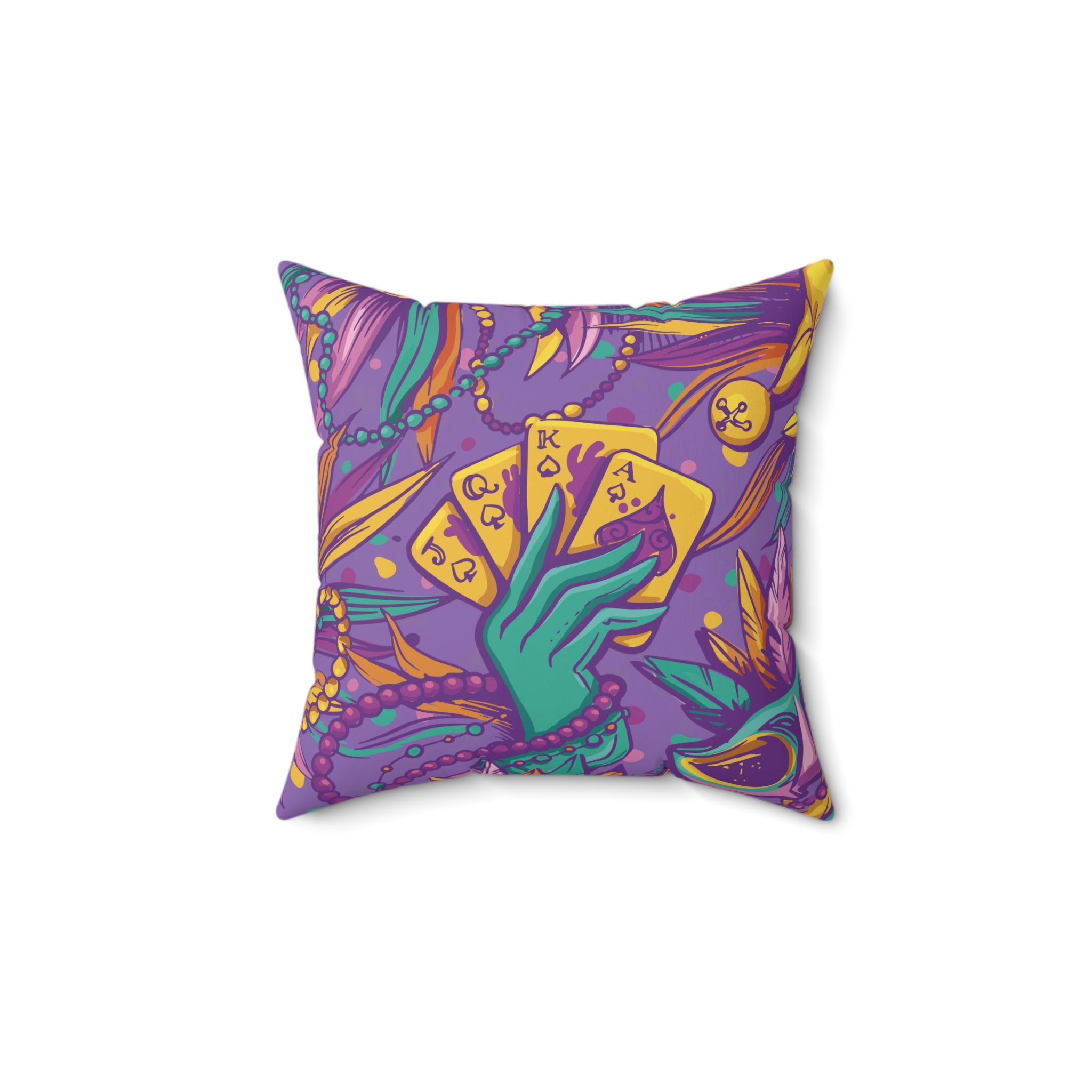 Mardi Gras 90s Jazz Mood Pillow