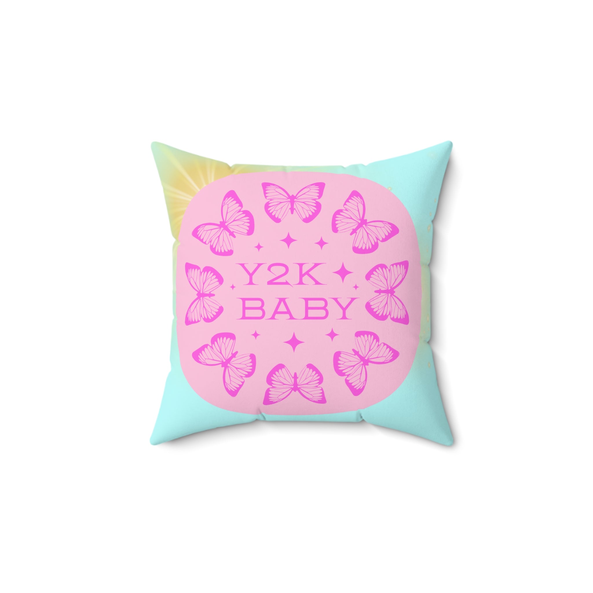 Y2K Baby Pillow 🦋⚡💖