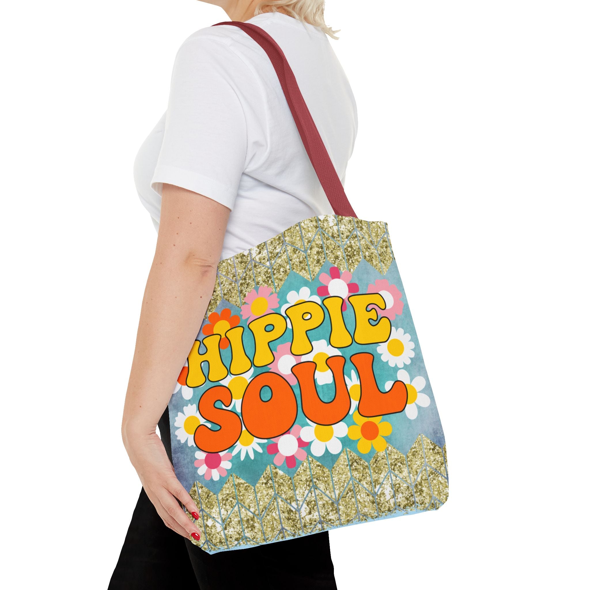 🌈 70s Hippie Soul Van Retro Tote Bag