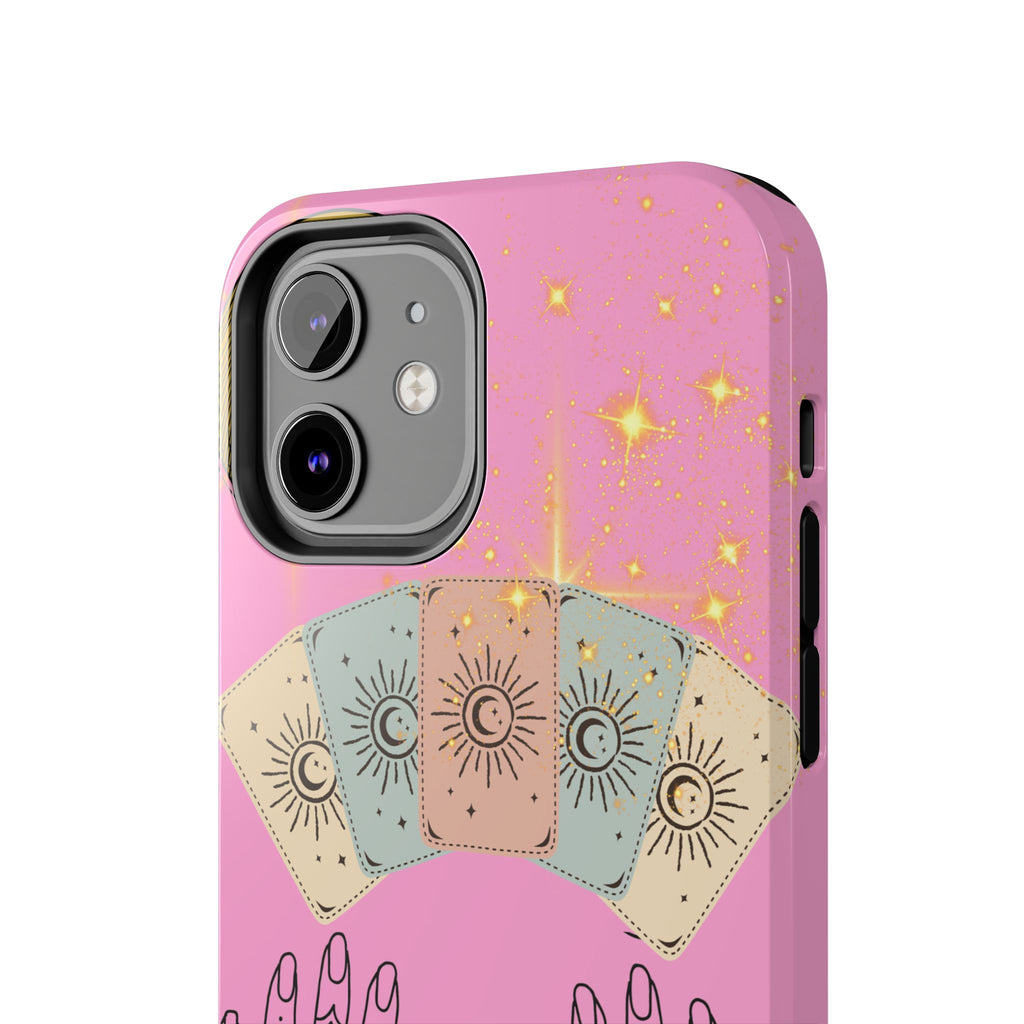 60s–70s Mystical Tarot Henna Hands Phone Case 🔮📱
