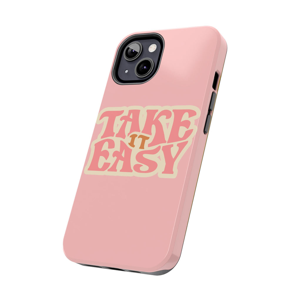 60s Pink Take It Easy Phone Case 🌸✌️📱