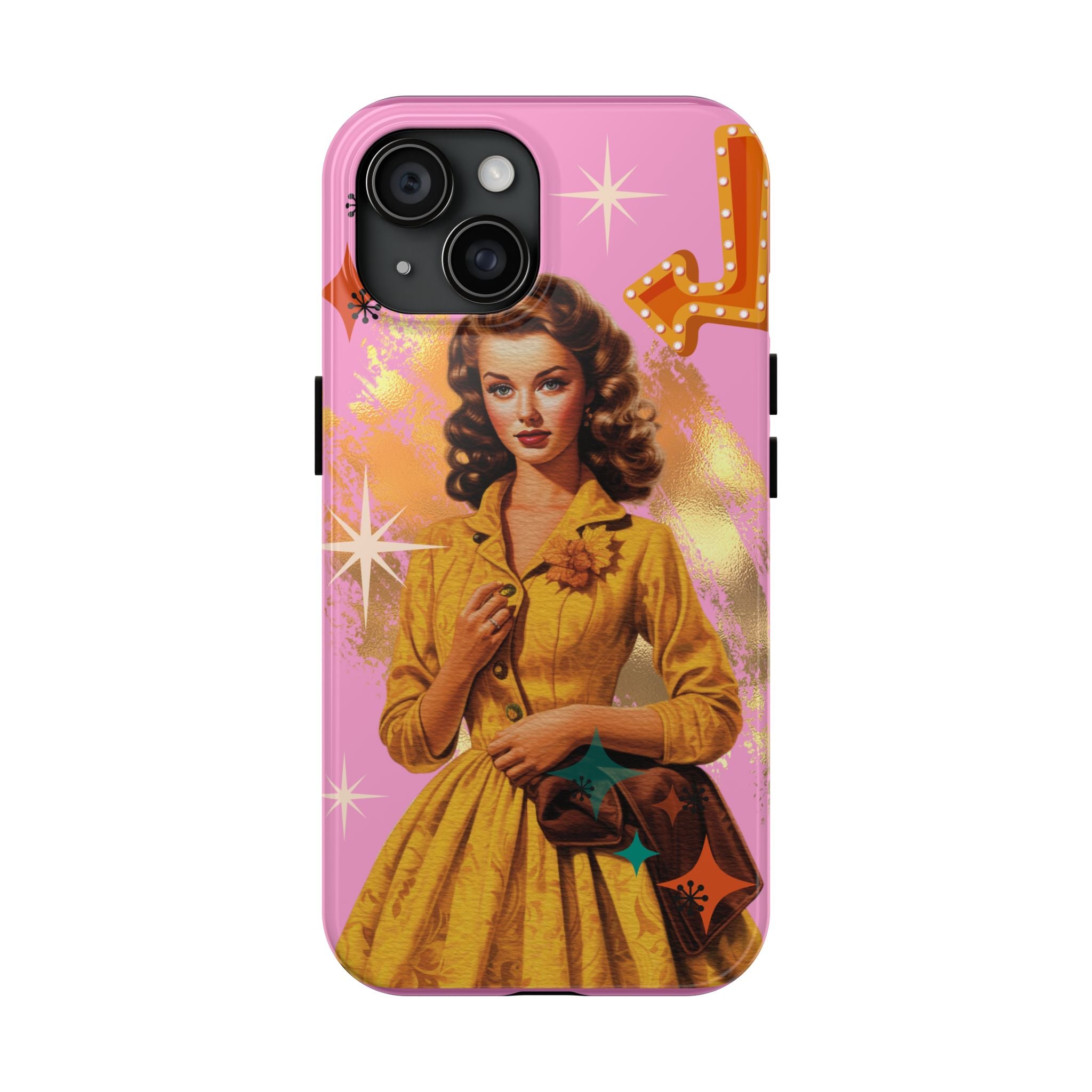 50s Pink Glam Retro Phone Case 💖📱