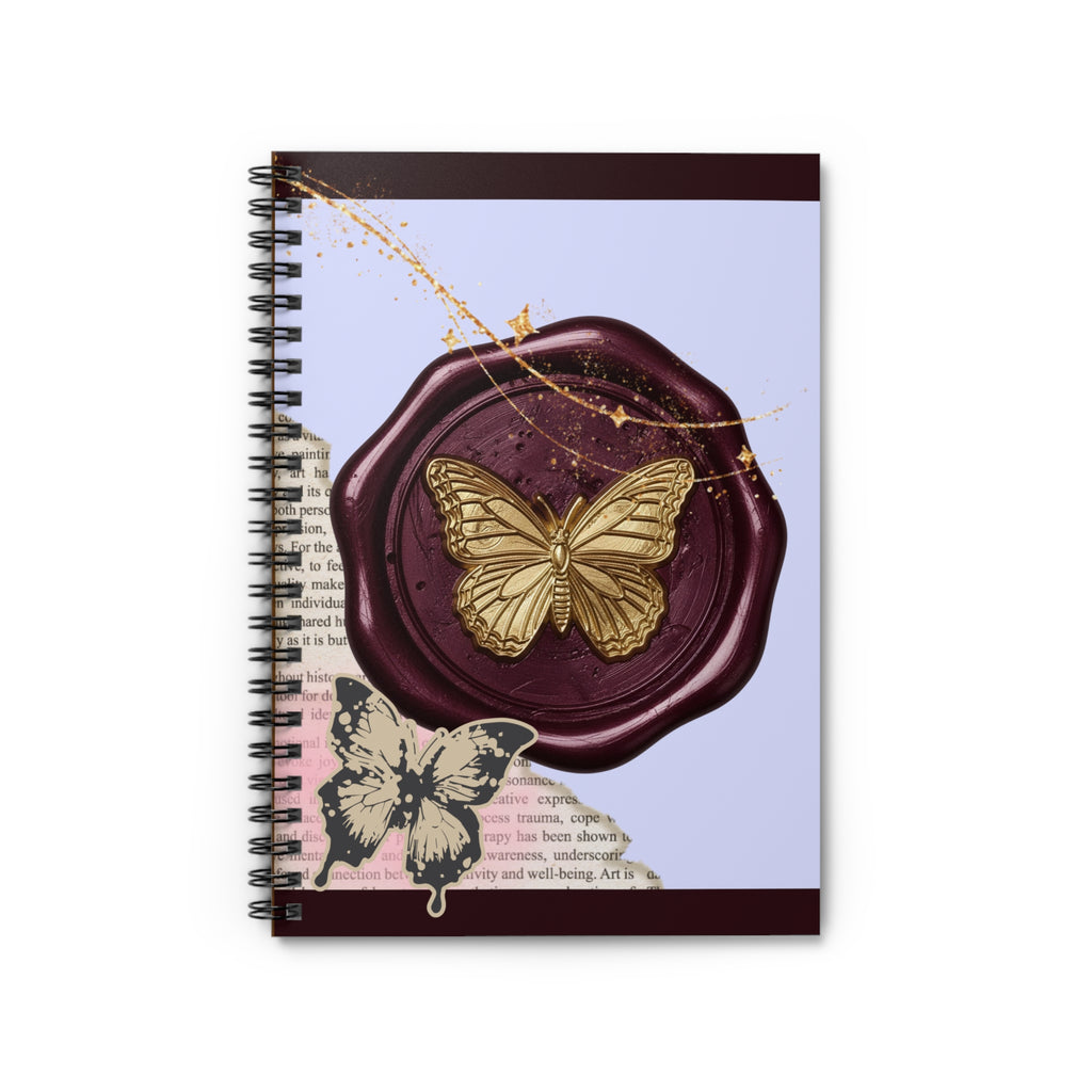 🦋💼 50s Butterfly Seal Elegant Journal 🌸✨