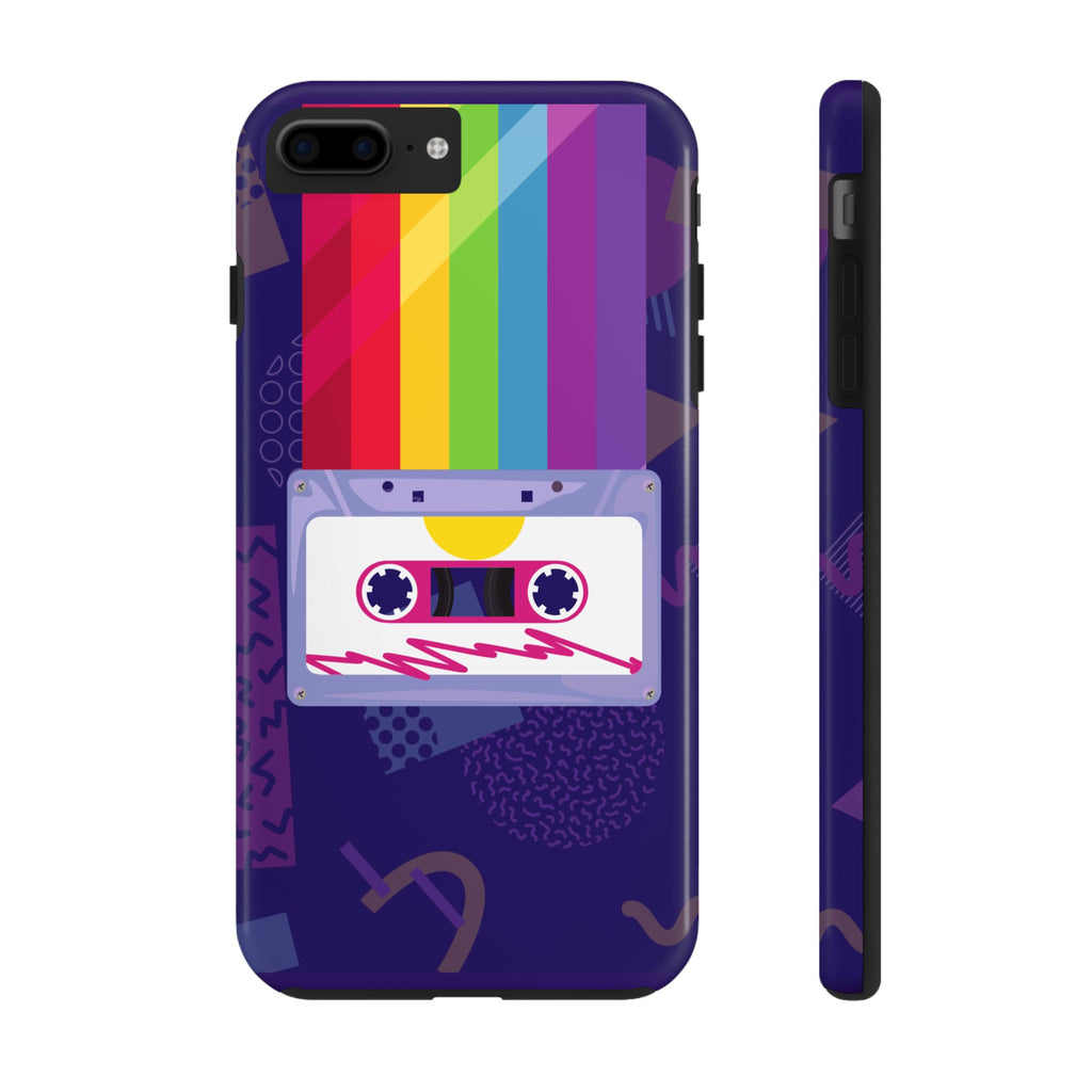 80s–90s Cassette Rainbow Phone Case 📼🌈📱