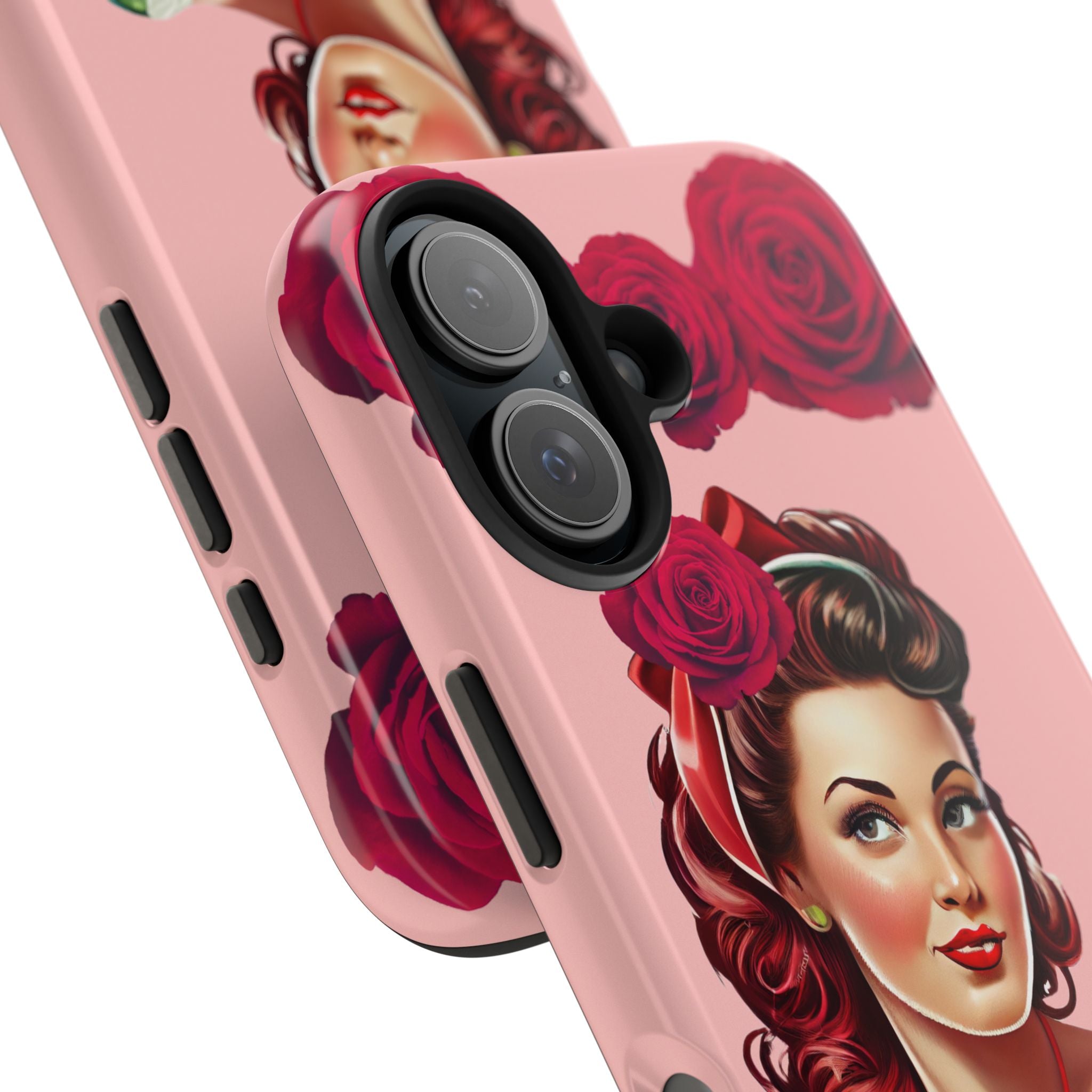 50s Rose Pinup Romance Phone Case 🌹💕📱