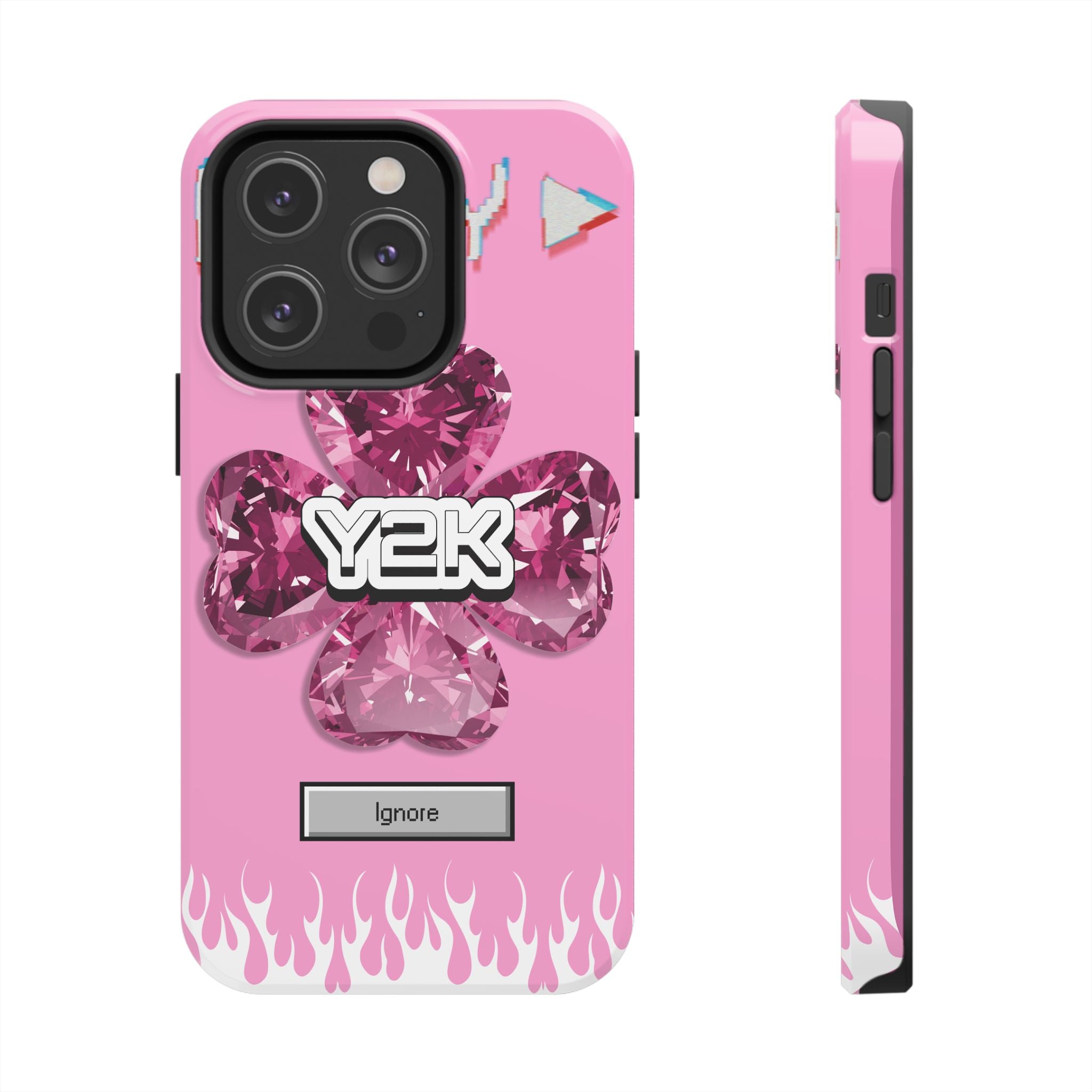 Y2K Play Ignore Sweet Pink Phone Case 💗📱