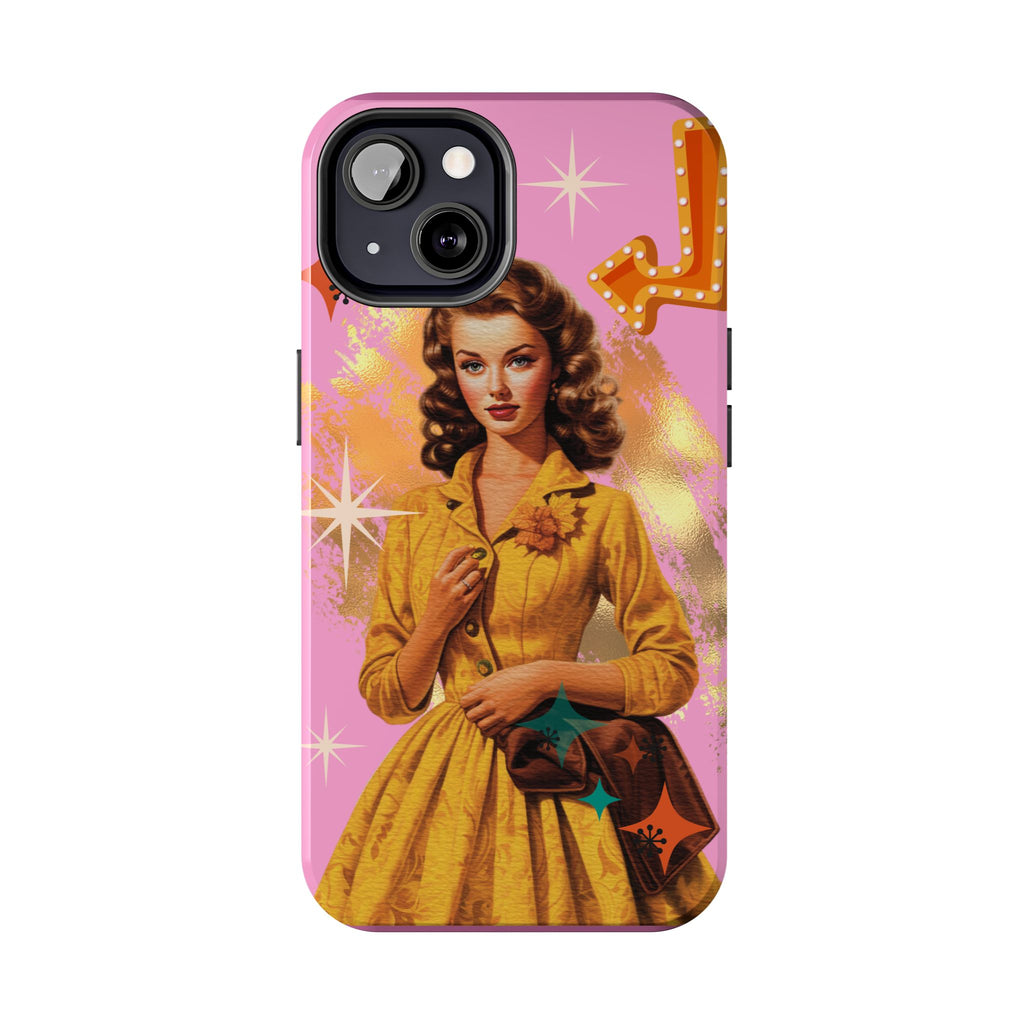 50s Pink Glam Retro Phone Case 💖📱
