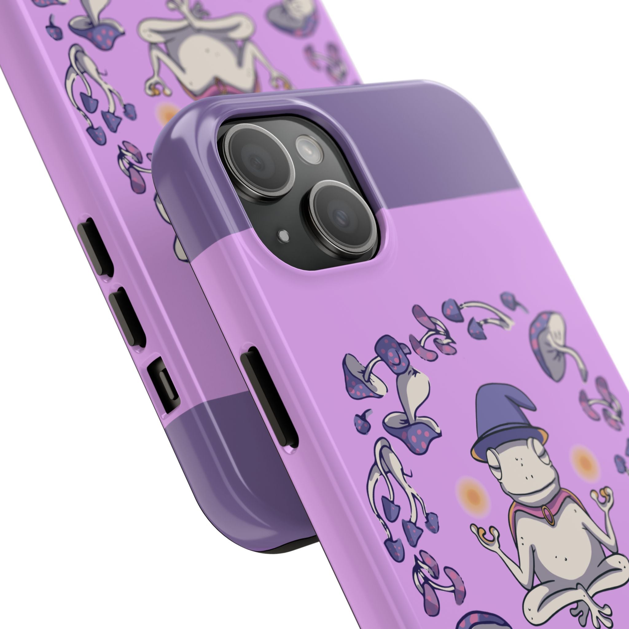 70s Mystical Mushroom Frog Phone Case 🍄🐸✨