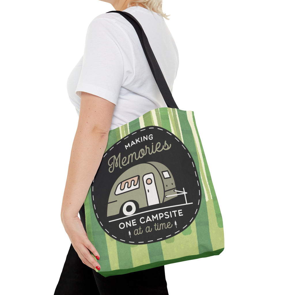 🏕️🌸 50s Making Memories One Campsite at a Time Tote Bag ✨👜