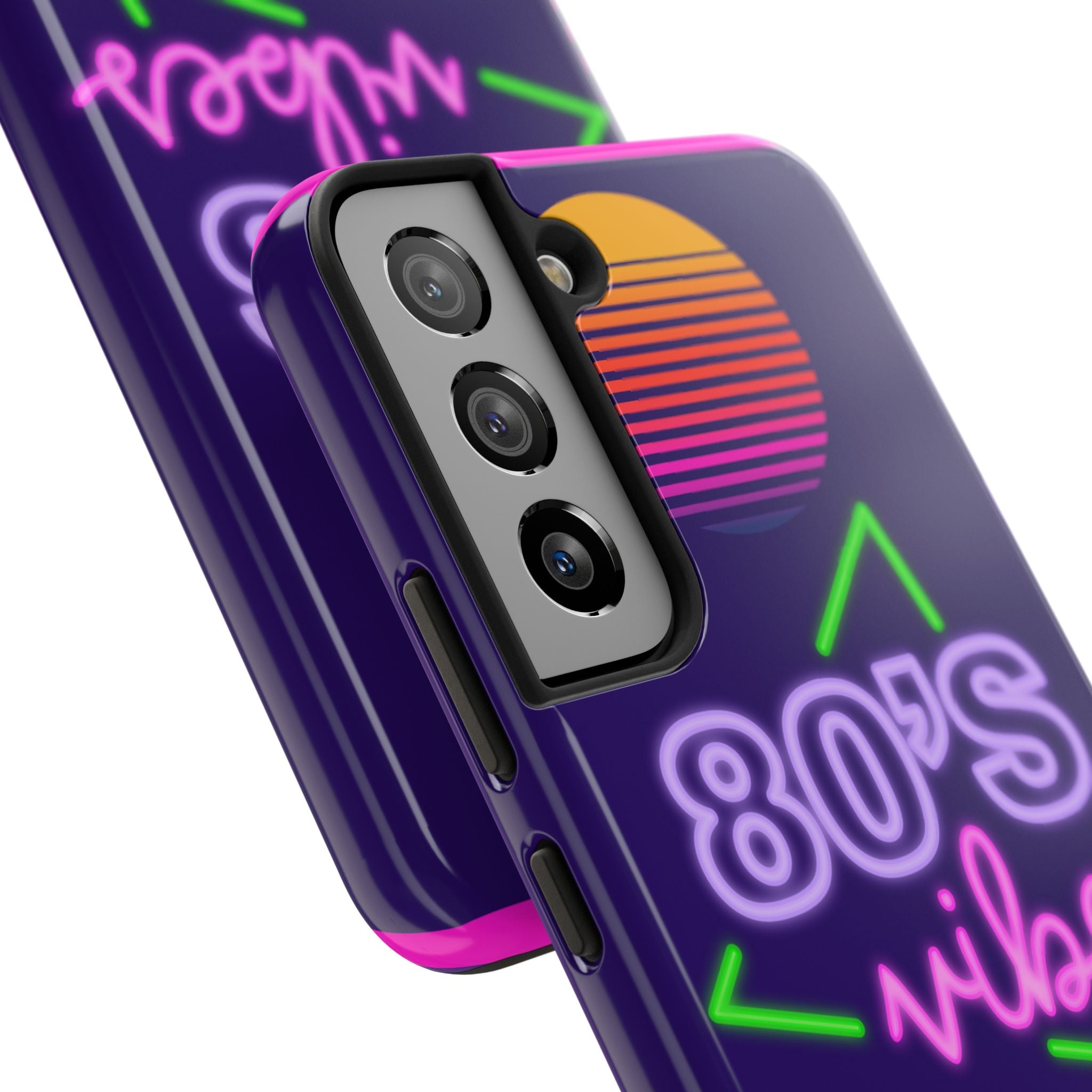 80s Vibes Synthwave Palm Trees Phone Case 🌴🎹📱
