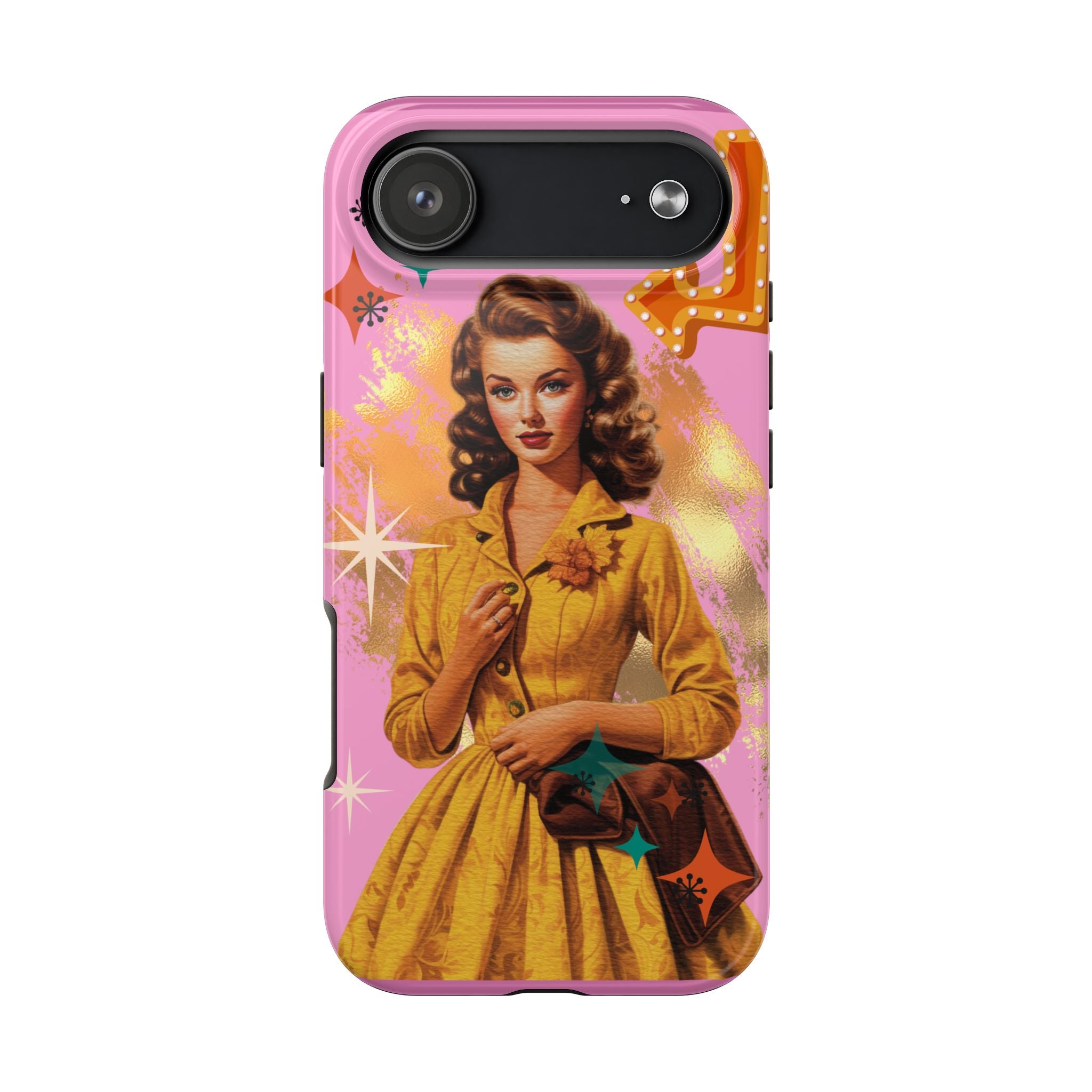50s Pink Glam Retro Phone Case 💖📱