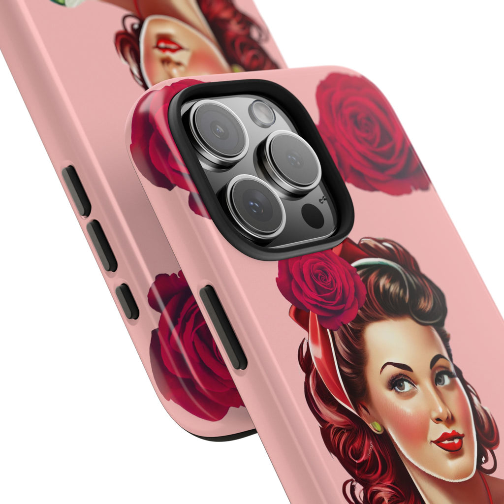 50s Rose Pinup Romance Phone Case 🌹💕📱