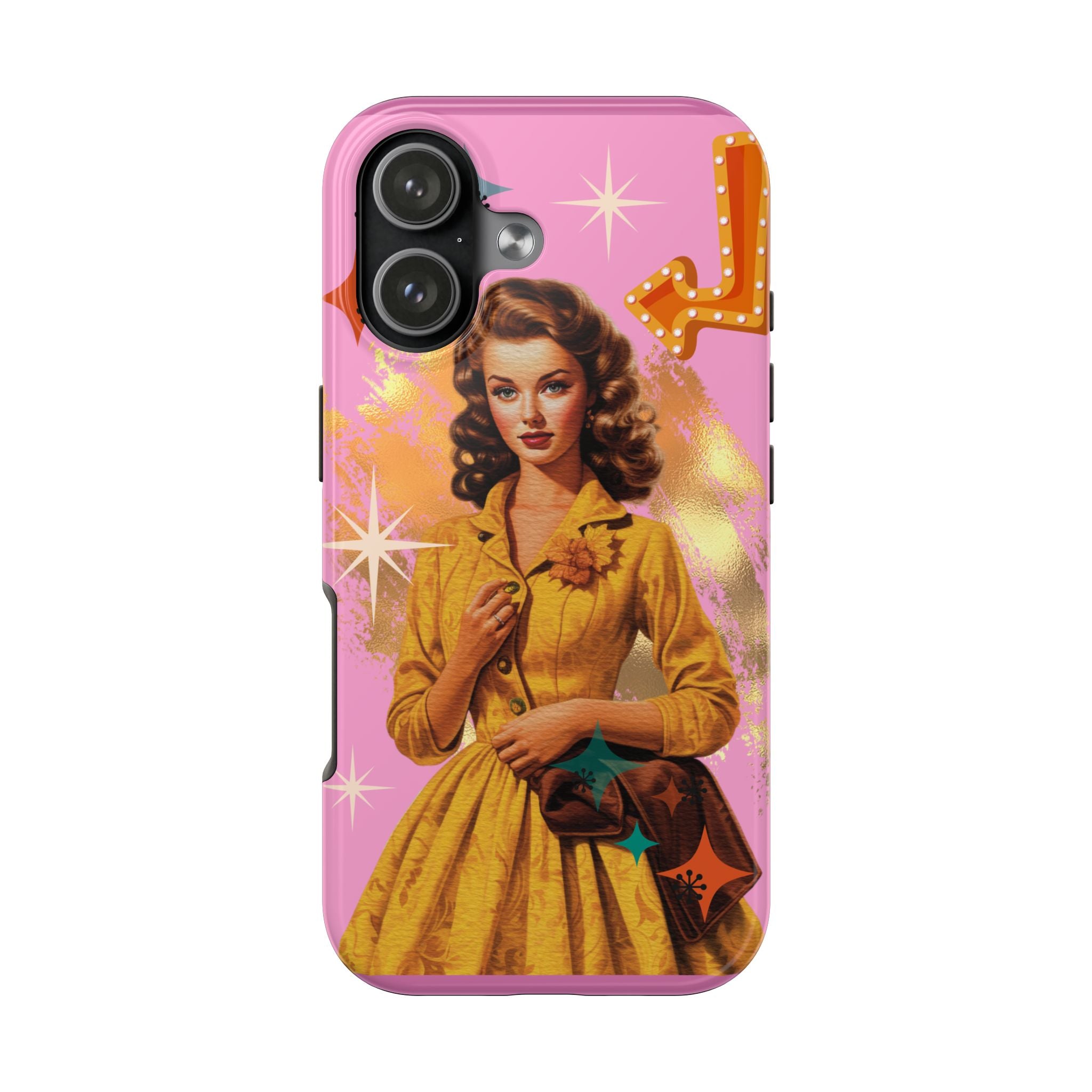 50s Pink Glam Retro Phone Case 💖📱