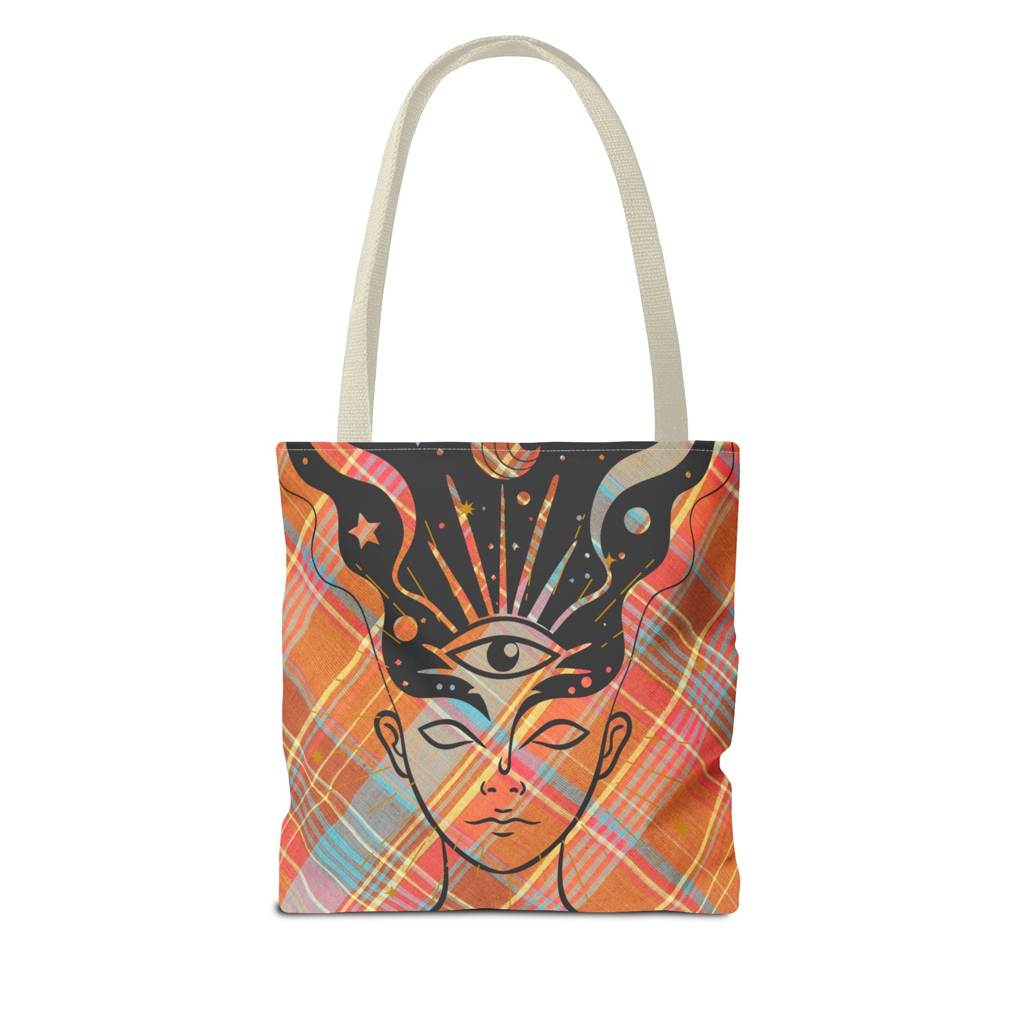 👁️🌼 70s Third Eye Mystical Tote Bag ✨👜