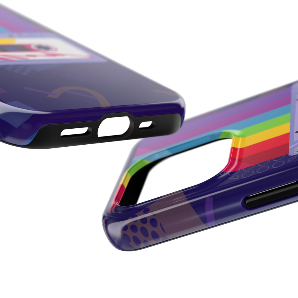80s–90s Cassette Rainbow Phone Case 📼🌈📱