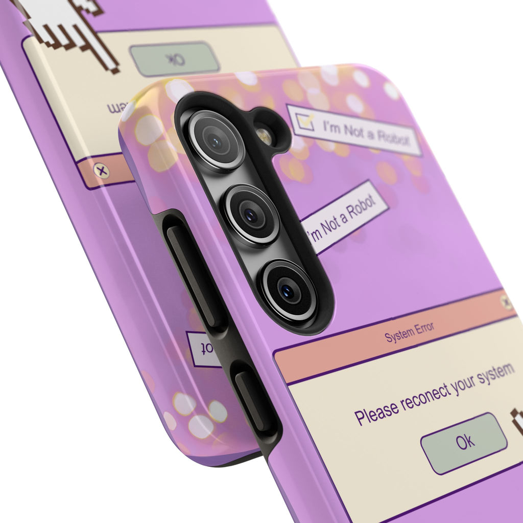 Y2K I’m Not a Robot System Error Phone Case 🤖💻📱