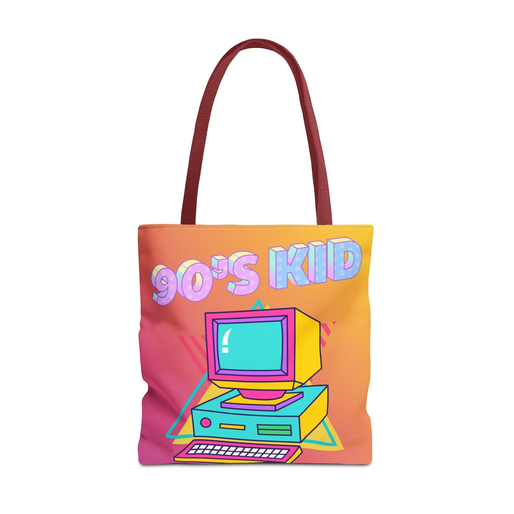 💾🖥️ 90s Kid Computer Tote Bag 🌈✨