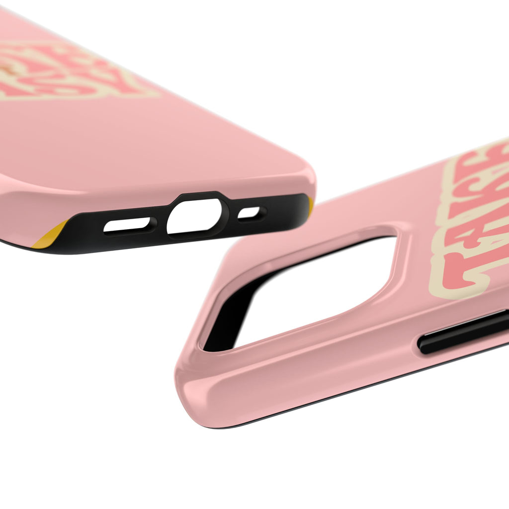 60s Pink Take It Easy Phone Case 🌸✌️📱
