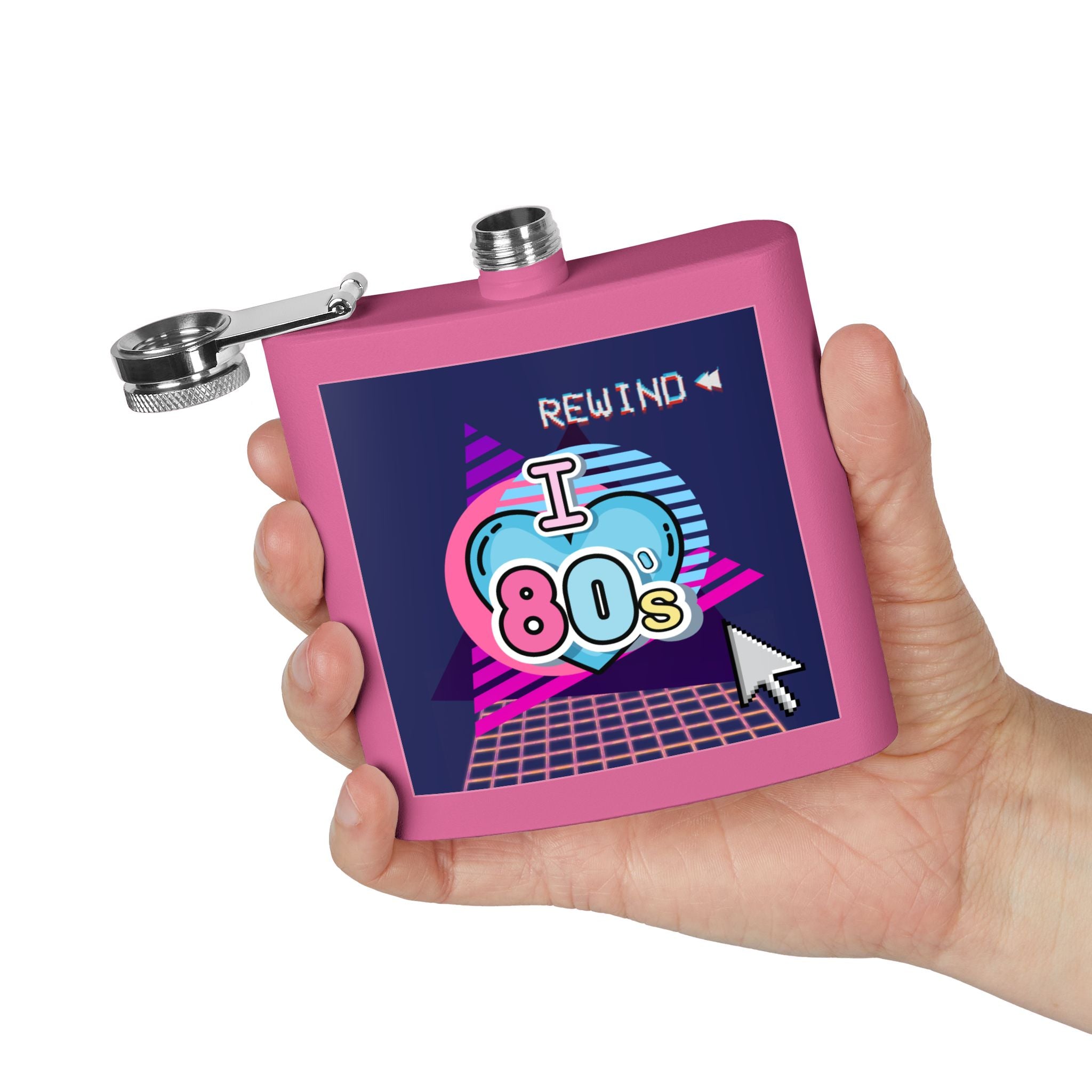 I Heart the 80s Rewind Flask