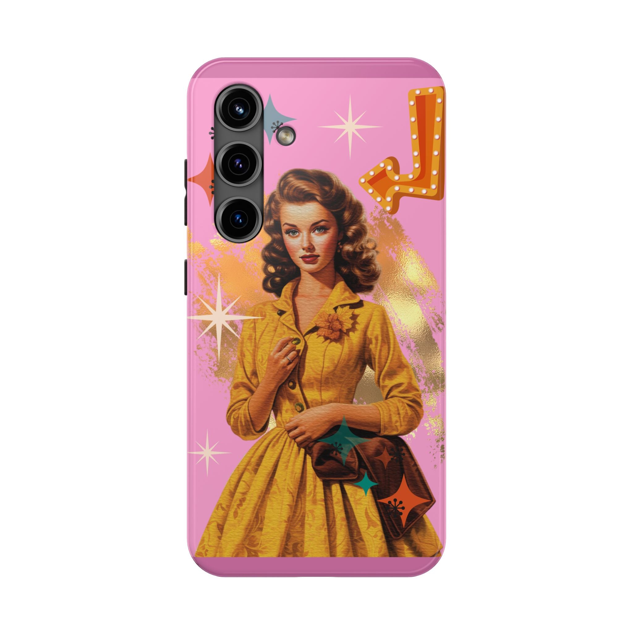 50s Pink Glam Retro Phone Case 💖📱